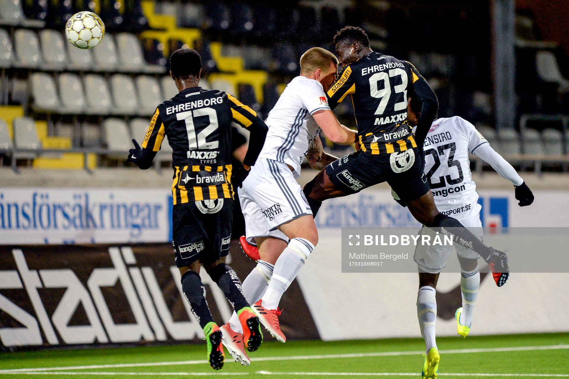 Häckens Alhassan Kamara gör 1-2