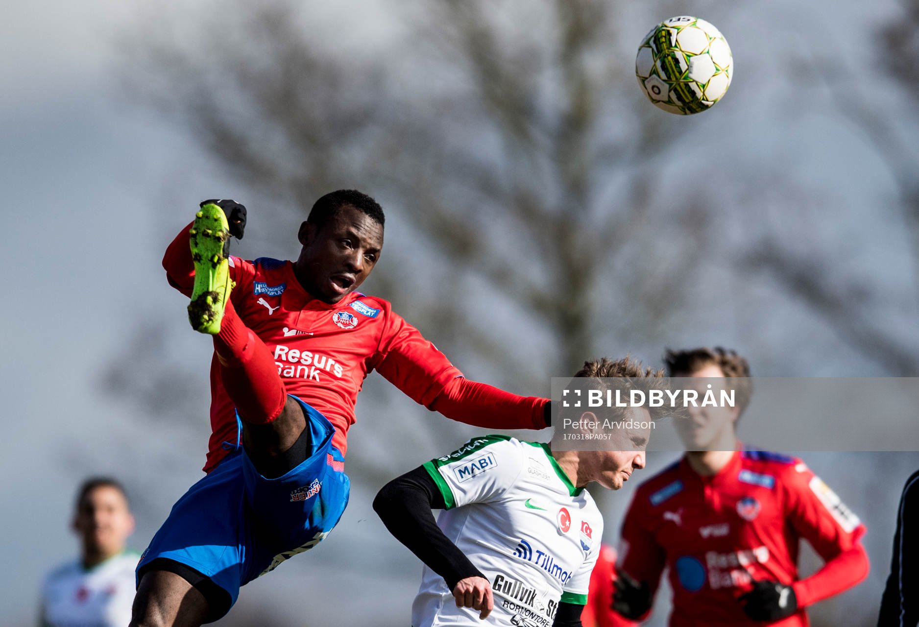 Helsingborgs Monday Samuel och Prespas Christoffer Levi