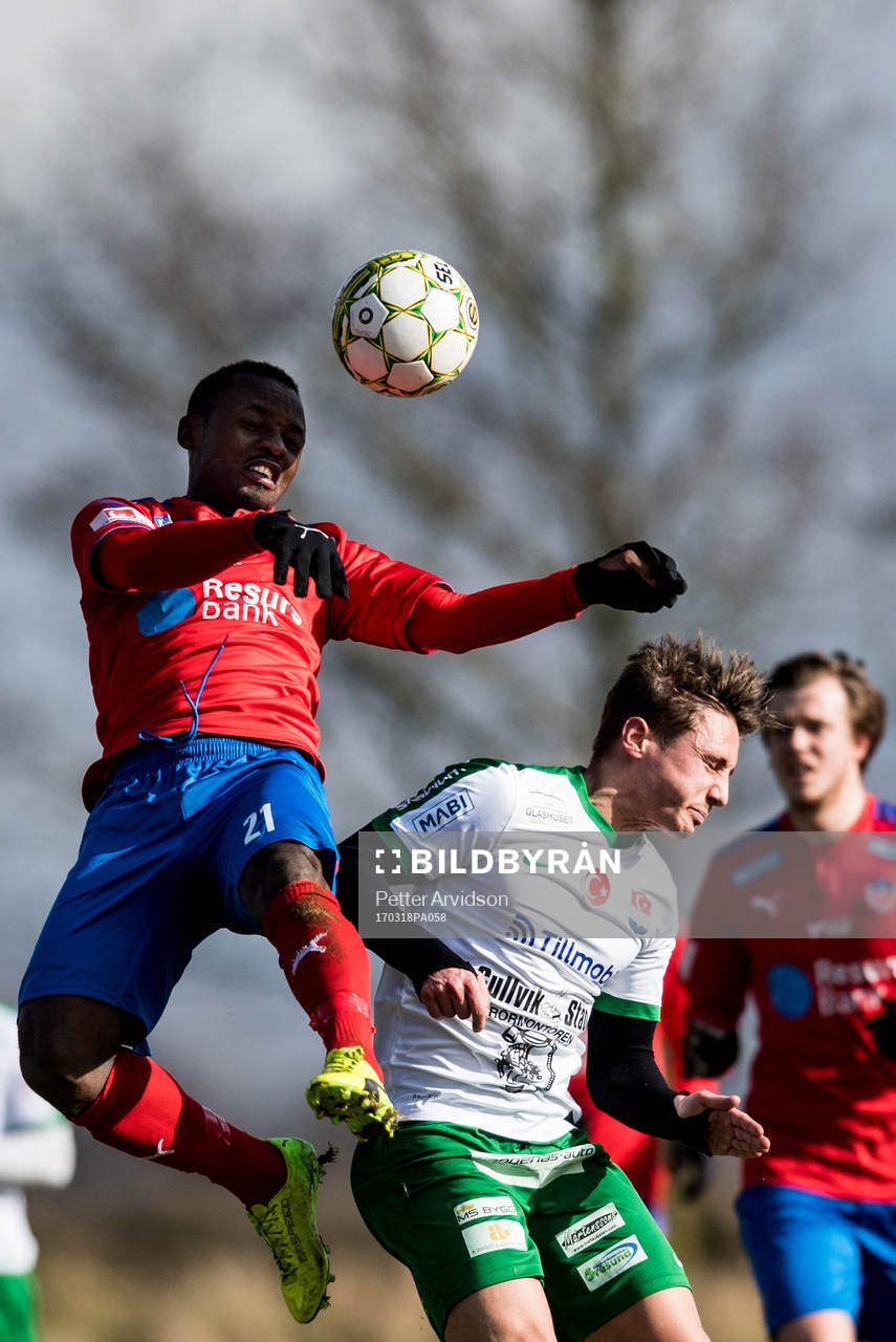 Helsingborgs Monday Samuel och Prespas Christoffer Levi