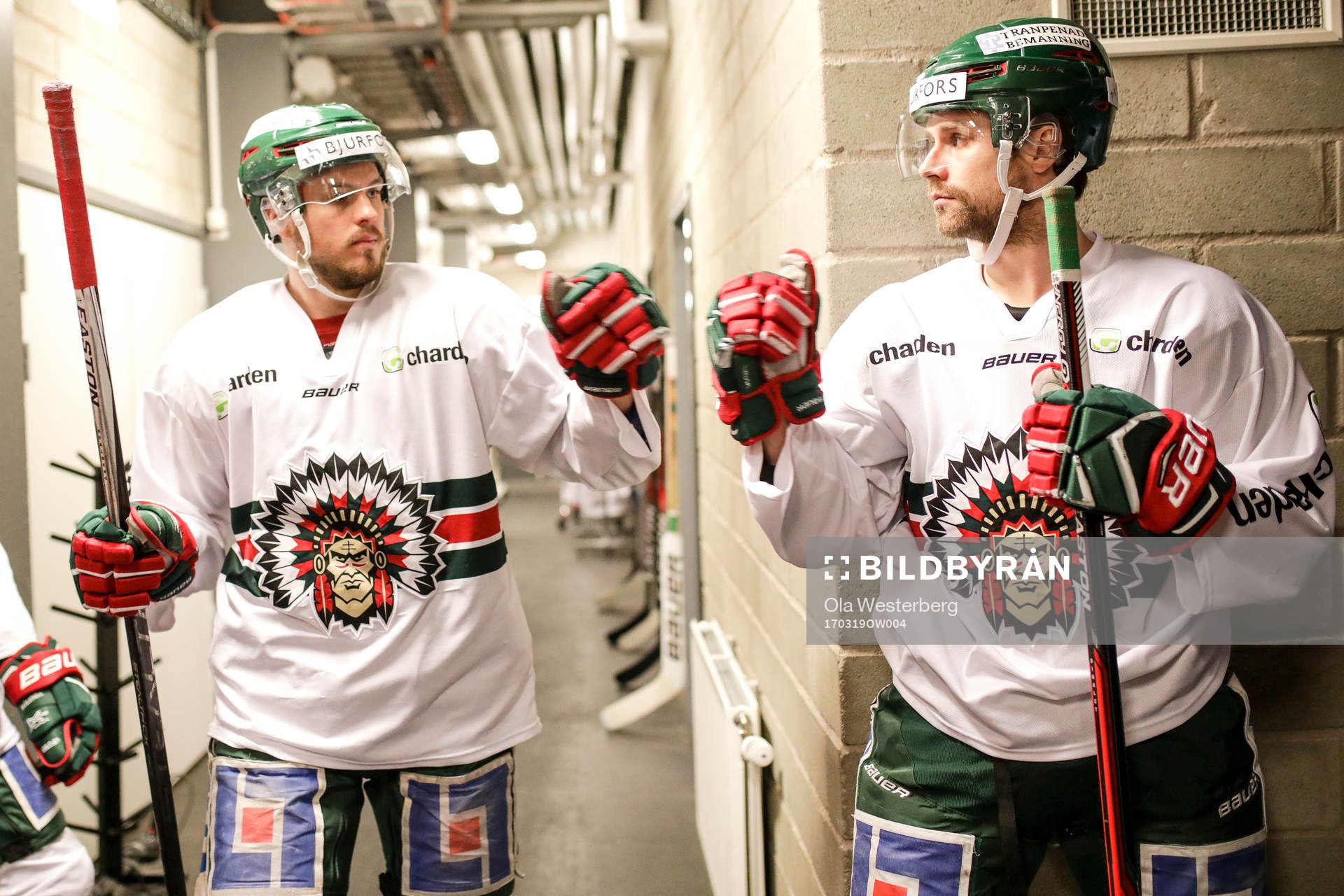 Frölundas Jonathan Sigalet och Sebastian Stålberg