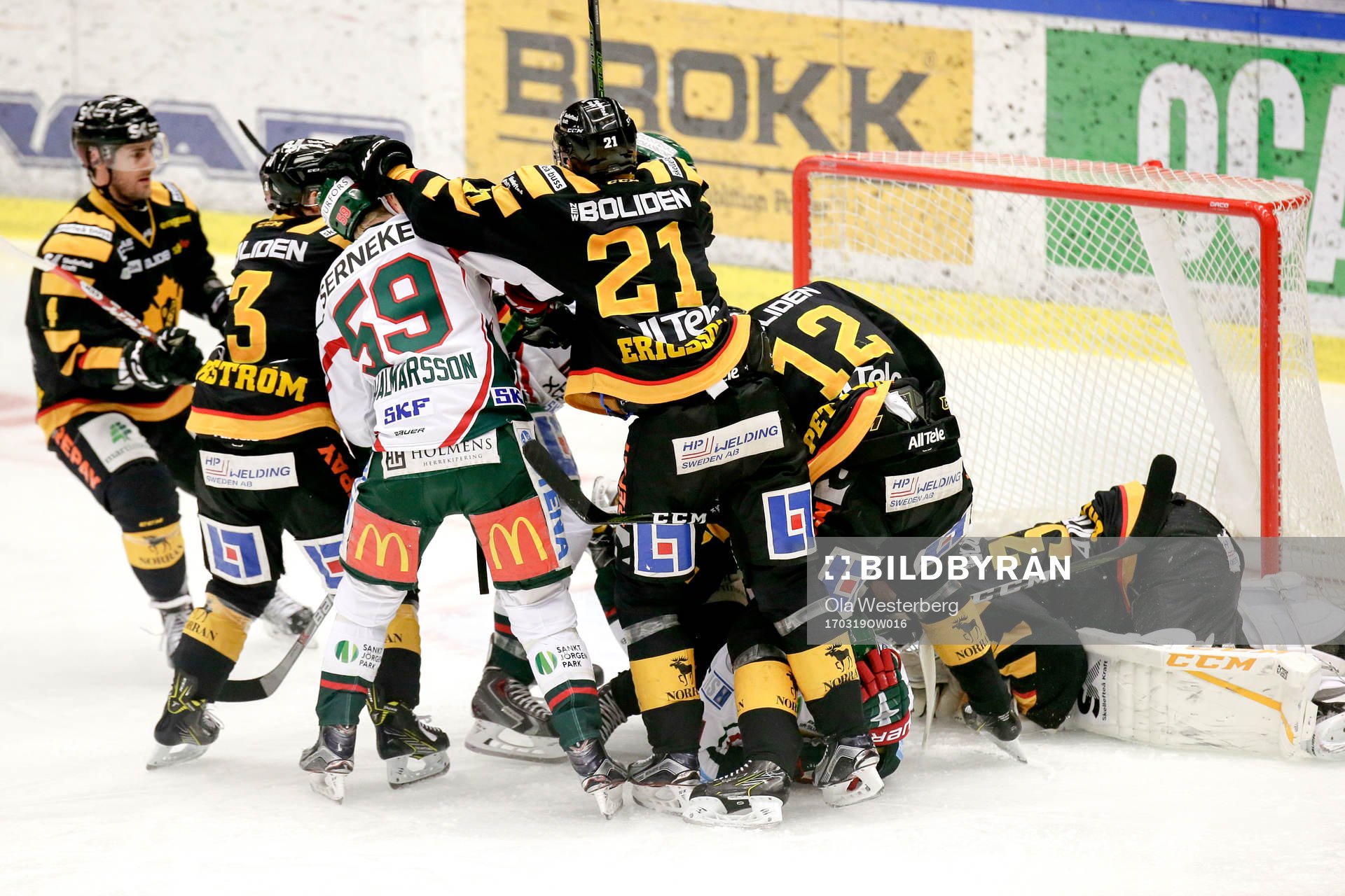 Frölundas Simon Hjalmarsson och Skellefteås Jimmie