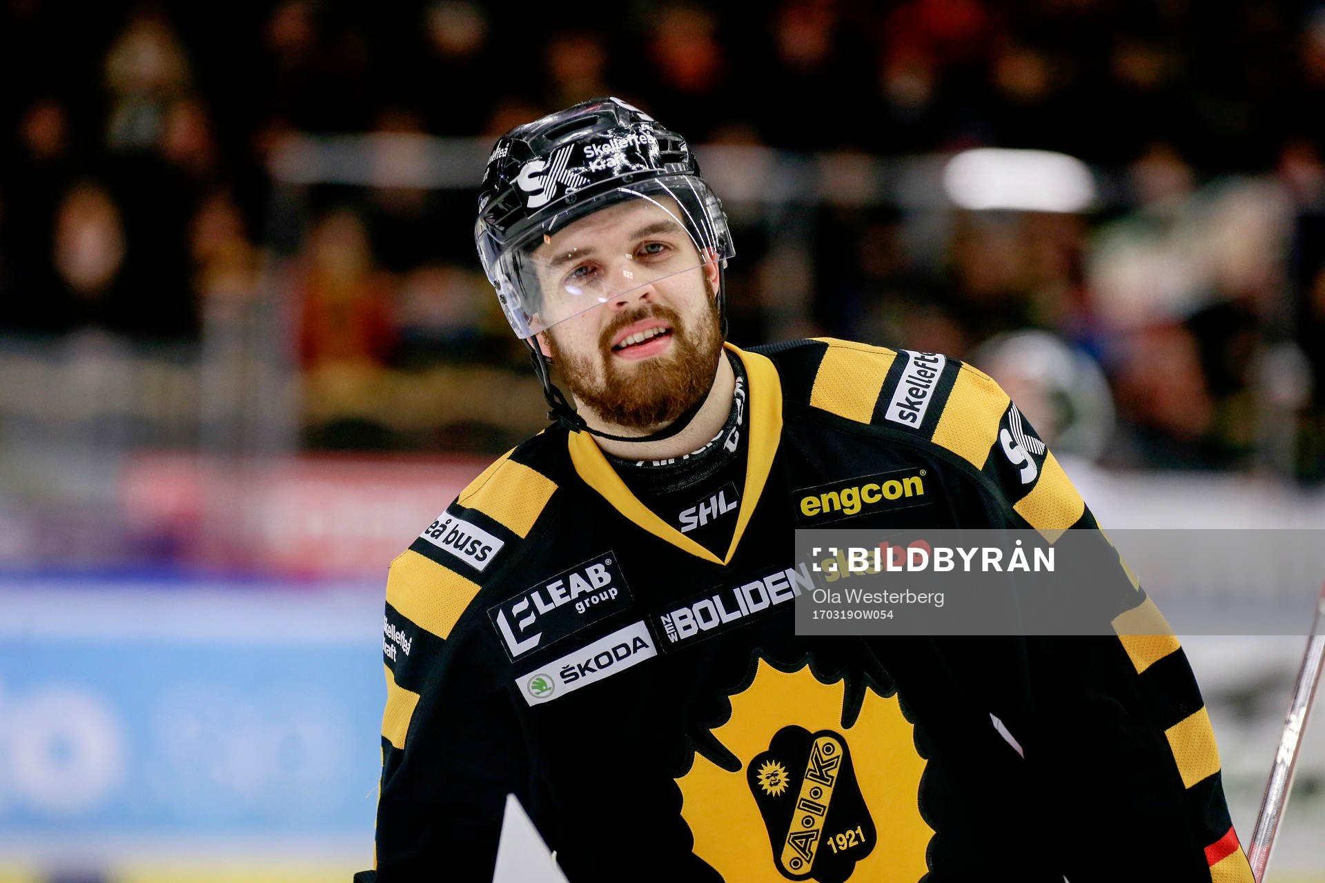Skellefteås Axel Holmström jublar