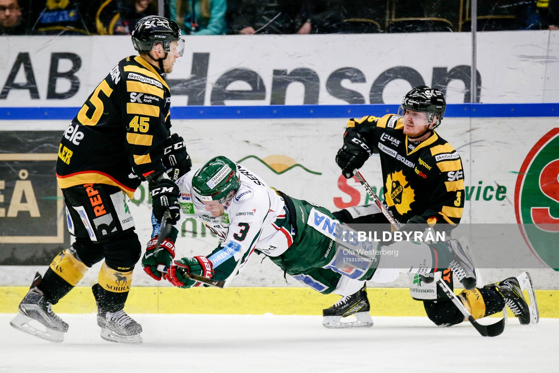 Skellefteås Niclas Burström och Oscar Möller