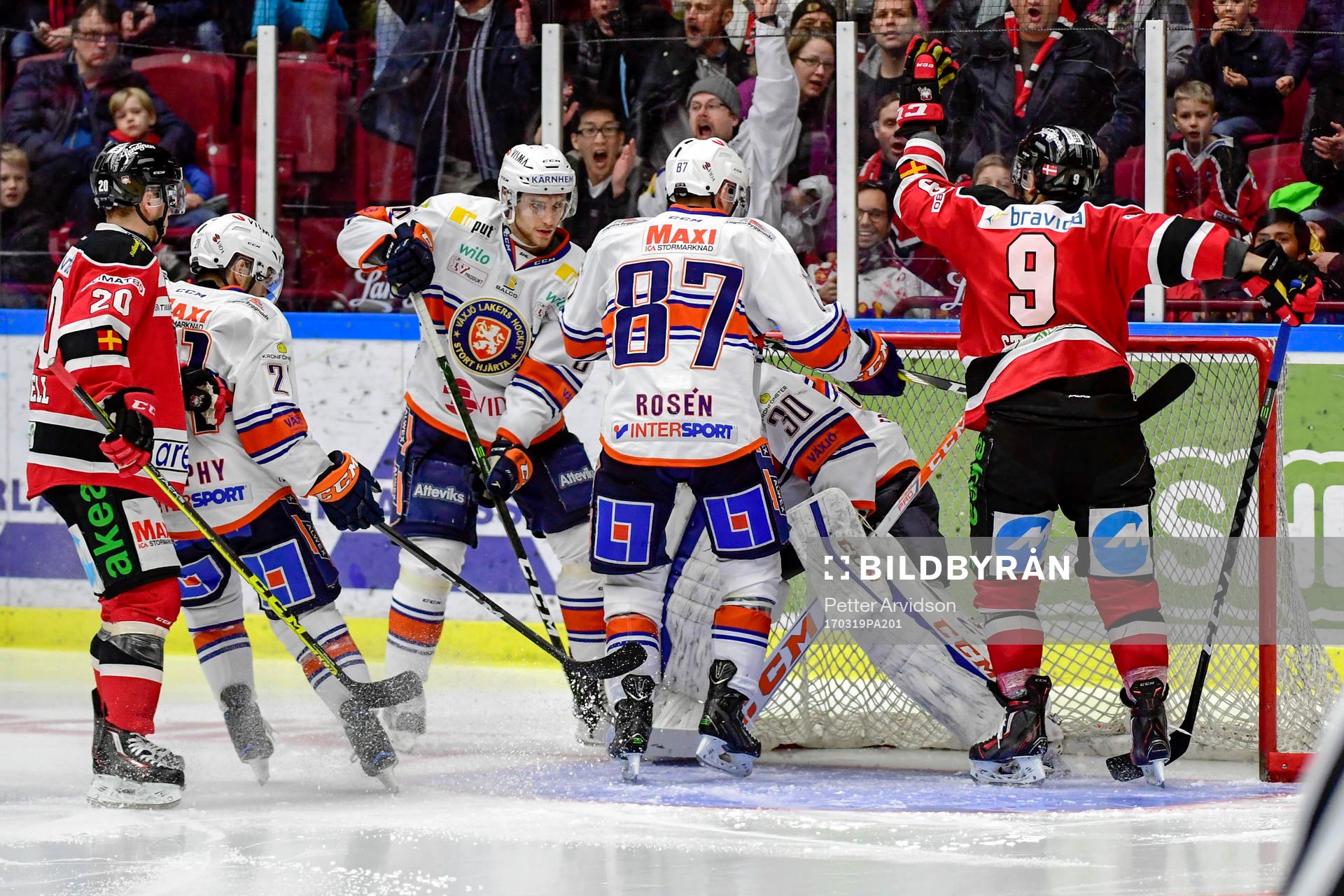 Malmö Redhawks Frederik Storm jublar