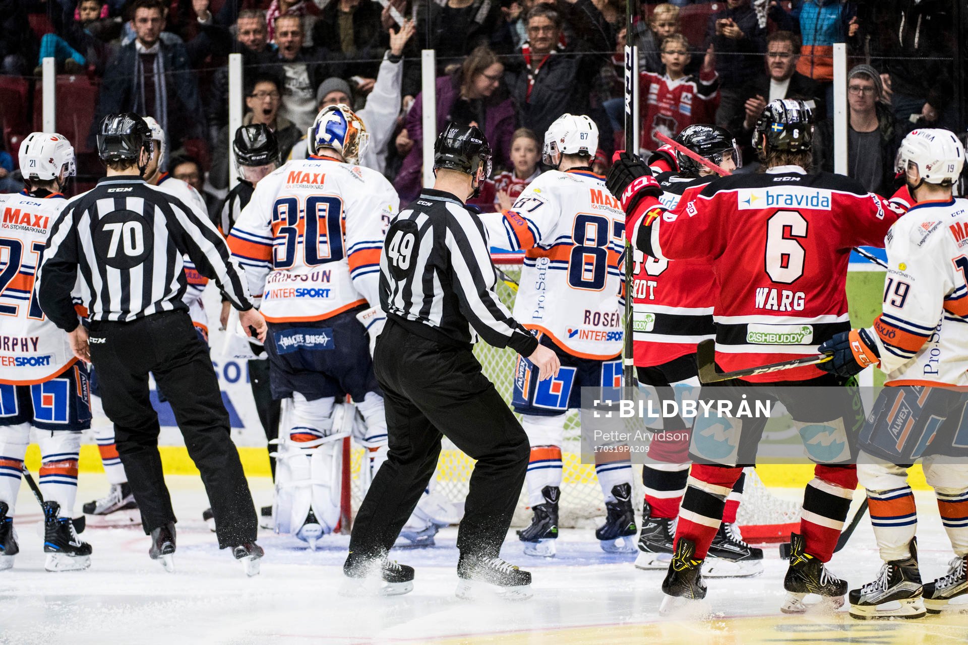 Malmö Redhawks får ett mål bortdömt i förlängningen