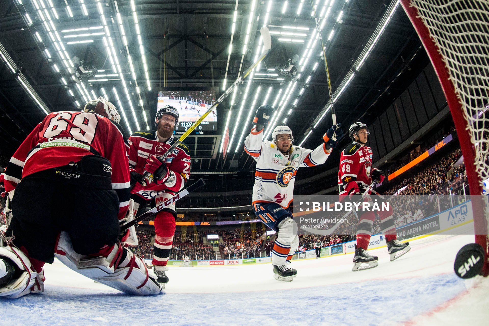 Växjös Adam Brodecki jublar