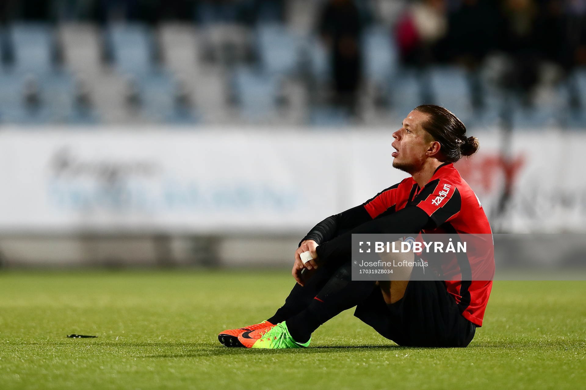 Brommapojkarnas Erik Figueroa deppar