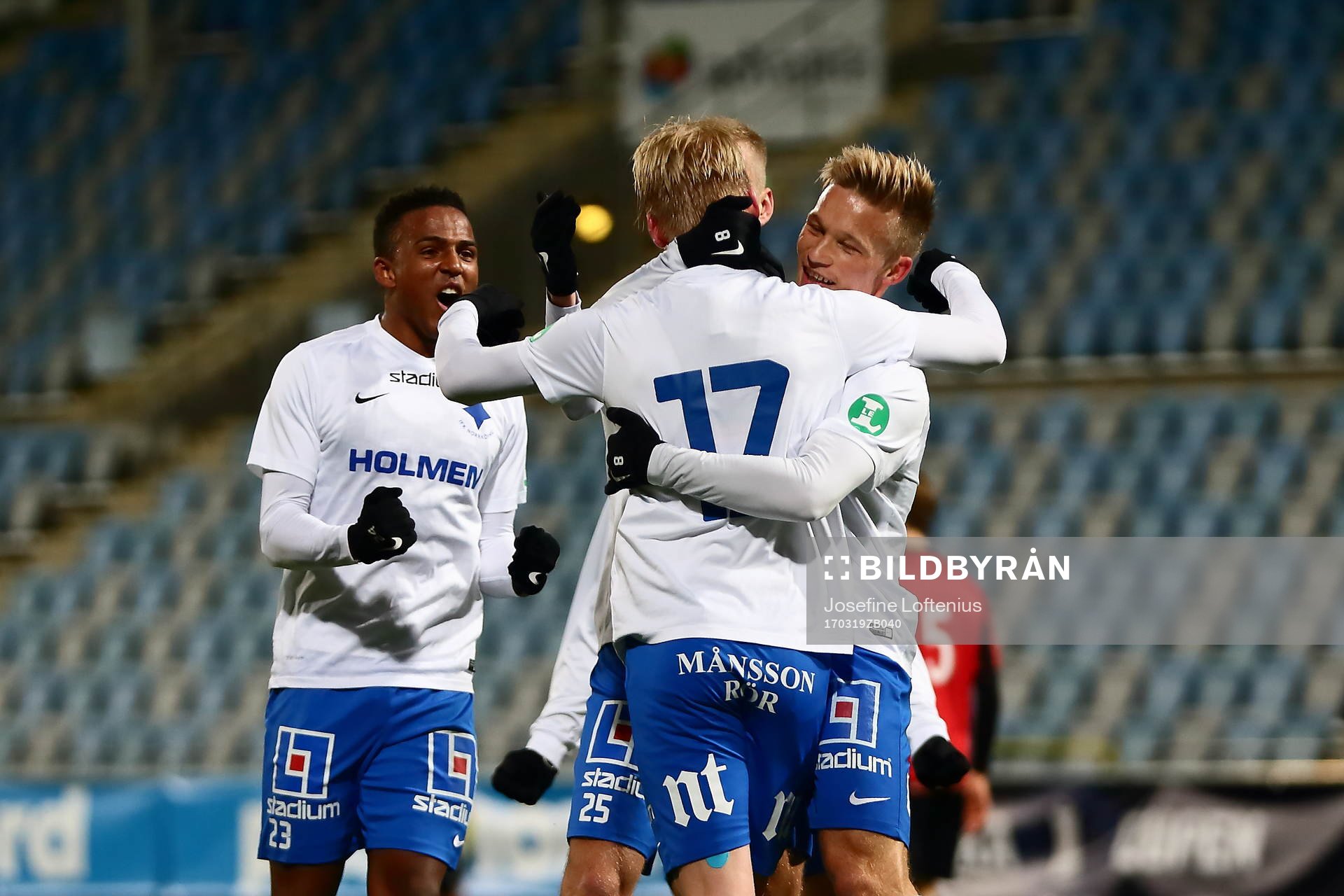 Norrköpings Kalle Holmberg, Nicklas Bärkroth och Niclas