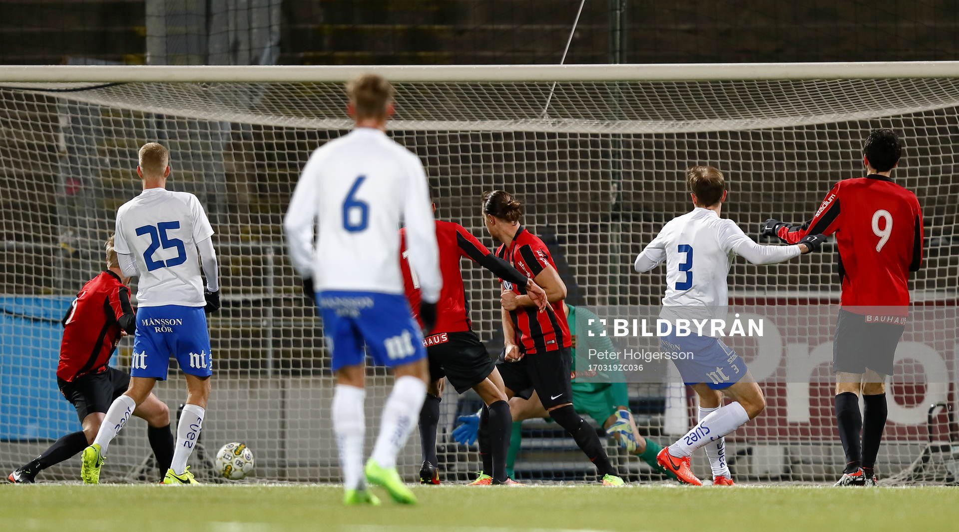 Norrköpings Jón Gudni Fjóluson gör mål 1-0