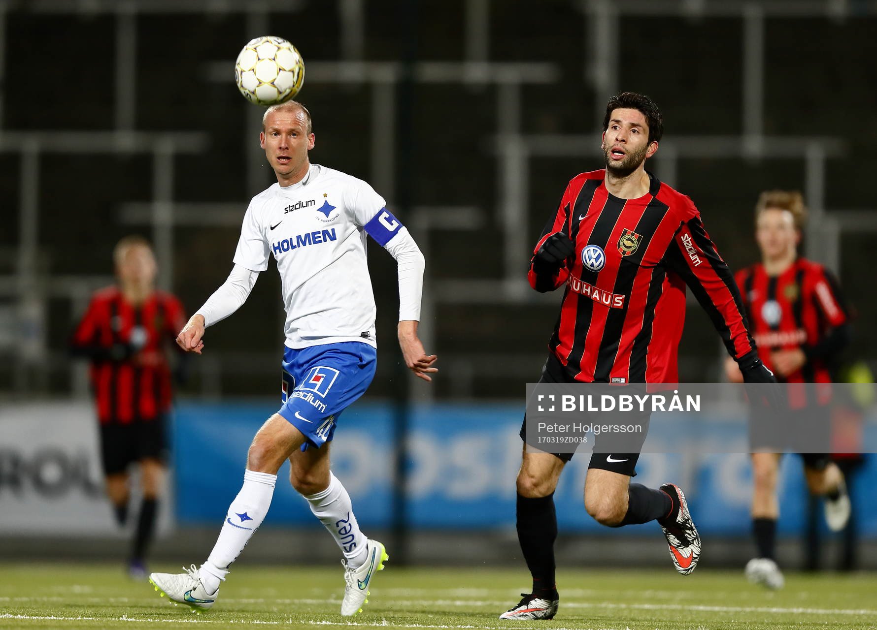 Norrköpings Andreas Johansson och Brommapojkarnas Luca
