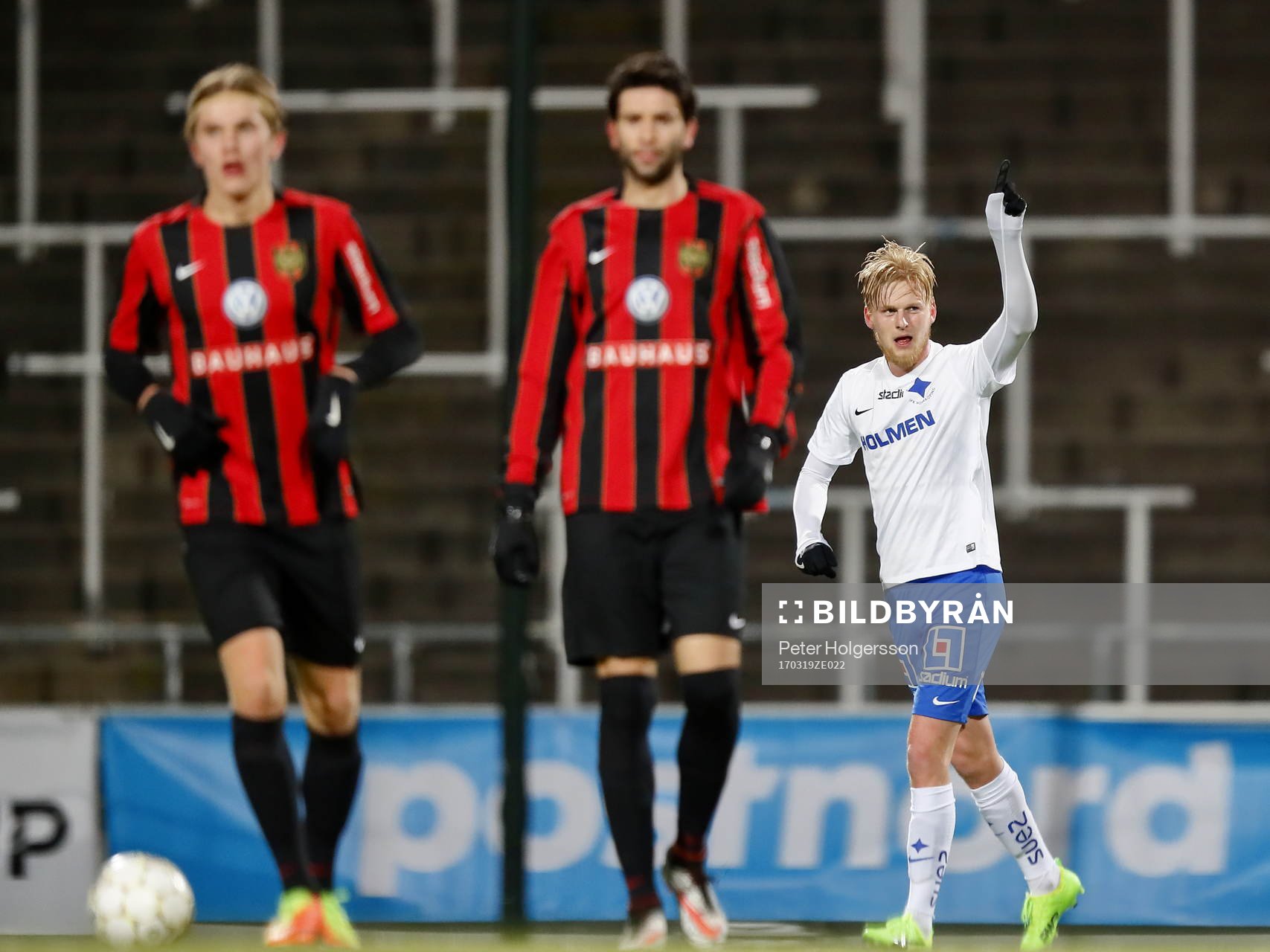 Norrköpings Kalle Holmberg jublar