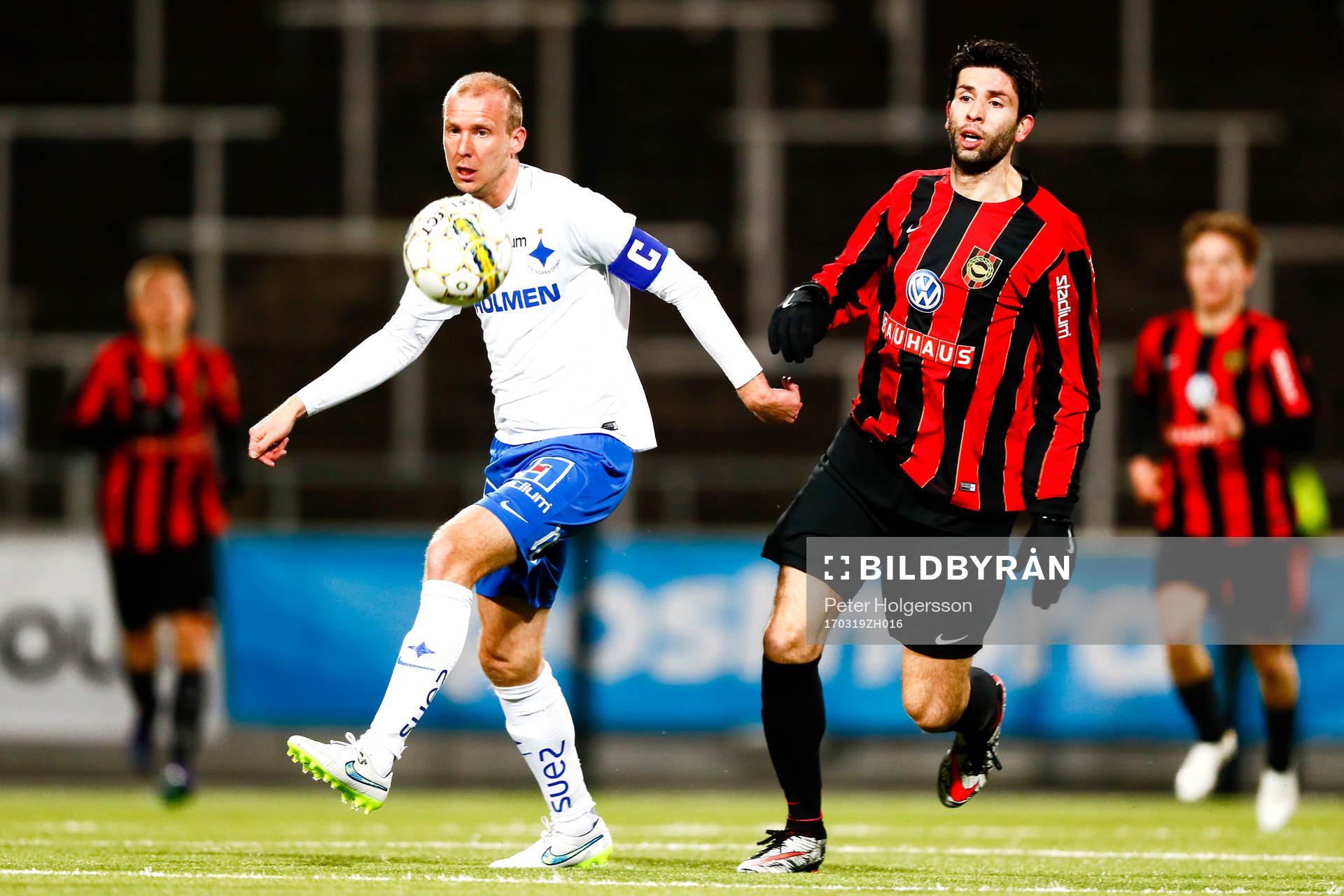 Norrköpings Andreas Johansson och Brommapojkarnas Luca