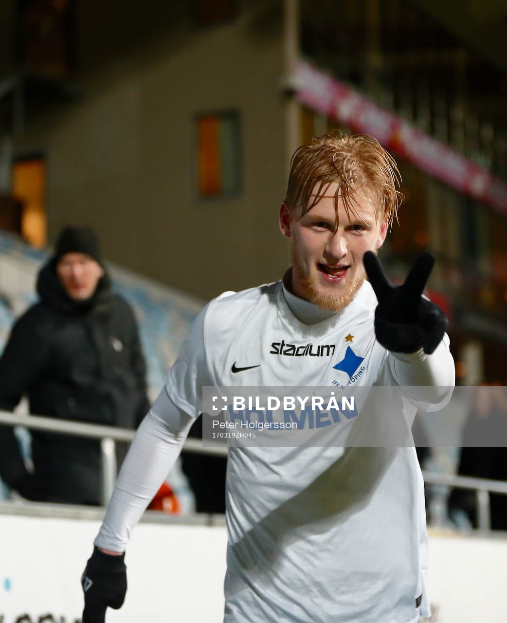 Norrköpings Kalle Holmberg jublar