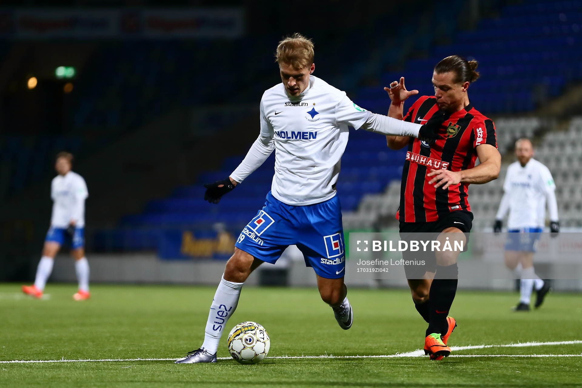 Norrköpings Sebastian Andersson och Brommapojkarnas Erik
