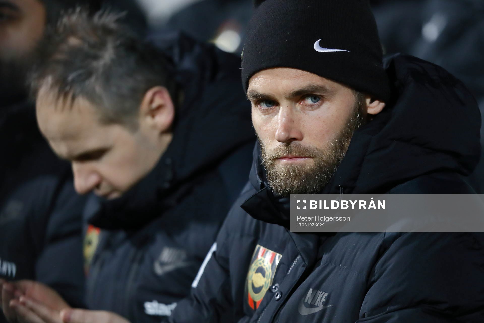 Brommapojkarnas tränare Olof Mellberg deppar