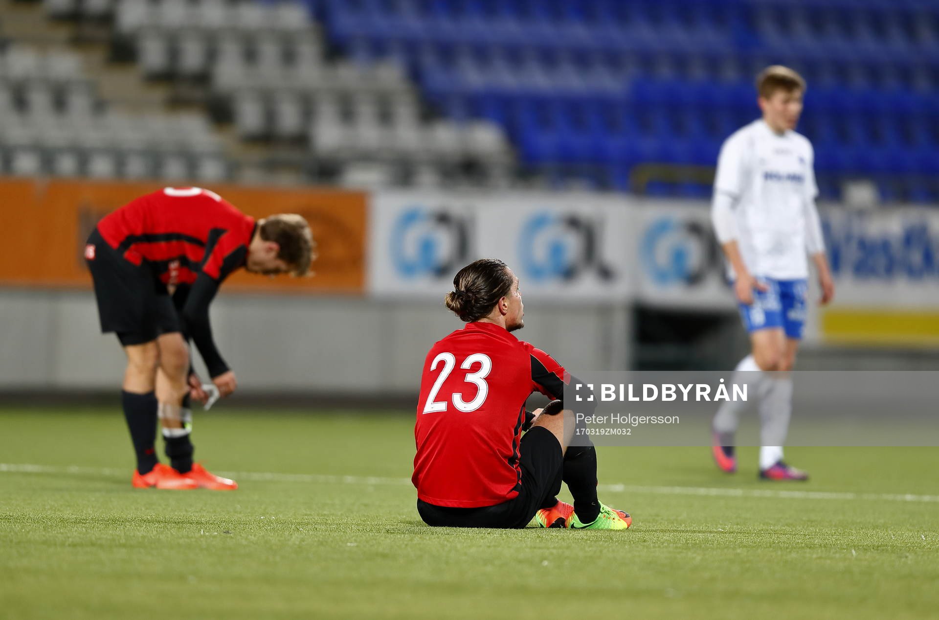 Brommapojkarnas Erik Figueroa deppar