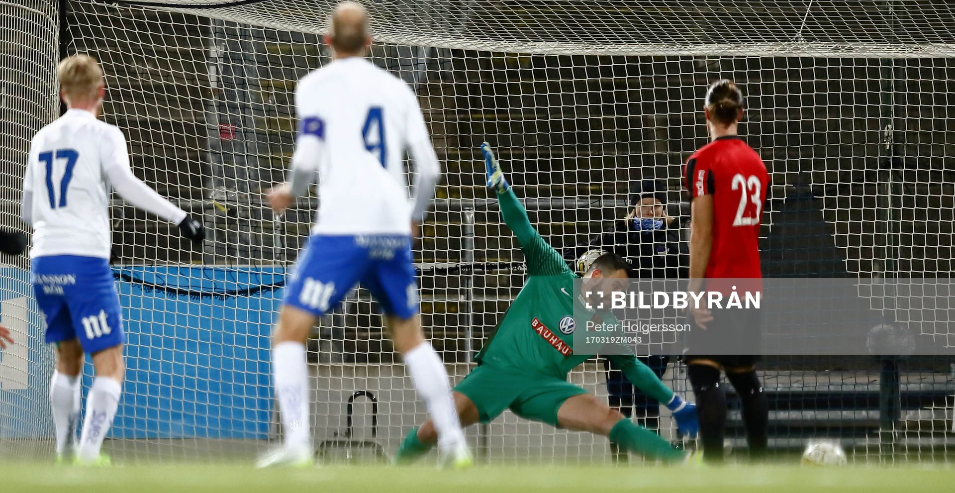 Mål 2-0 av Norrköpings Kalle Holmberg förbi