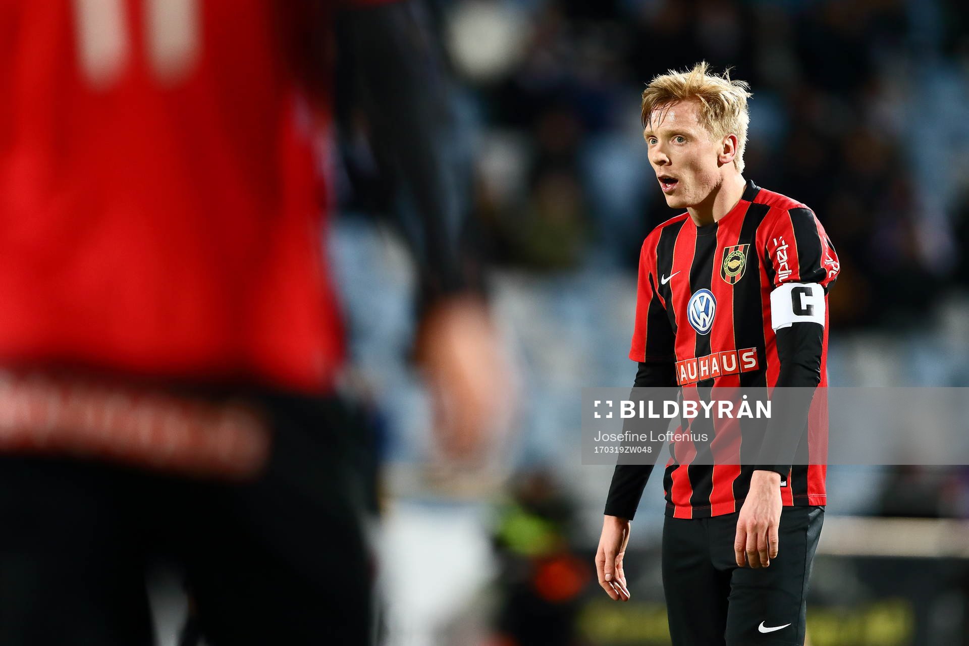 Brommapojkarnas Gustav Sandberg-Magnusson deppar