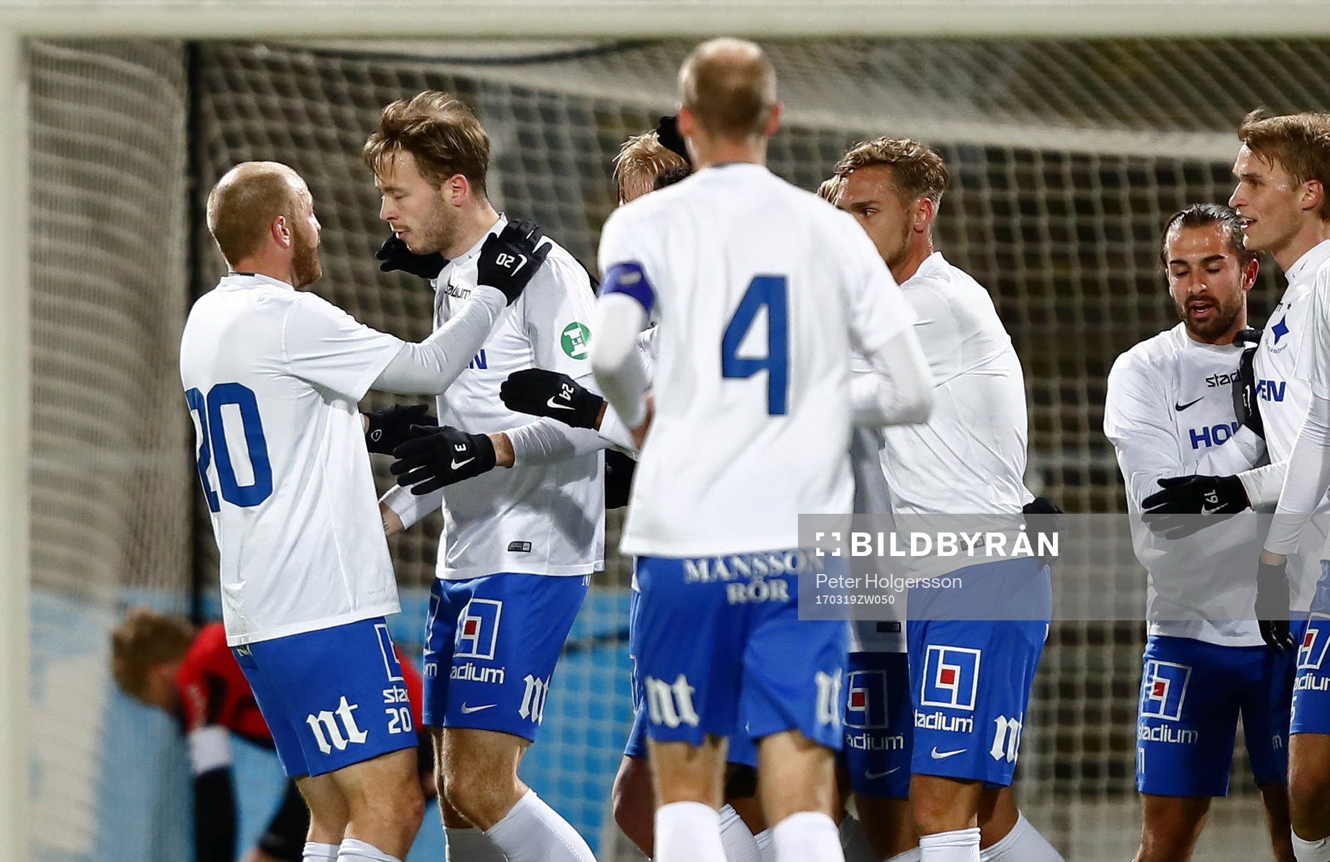 Norrköpings spelar jublar