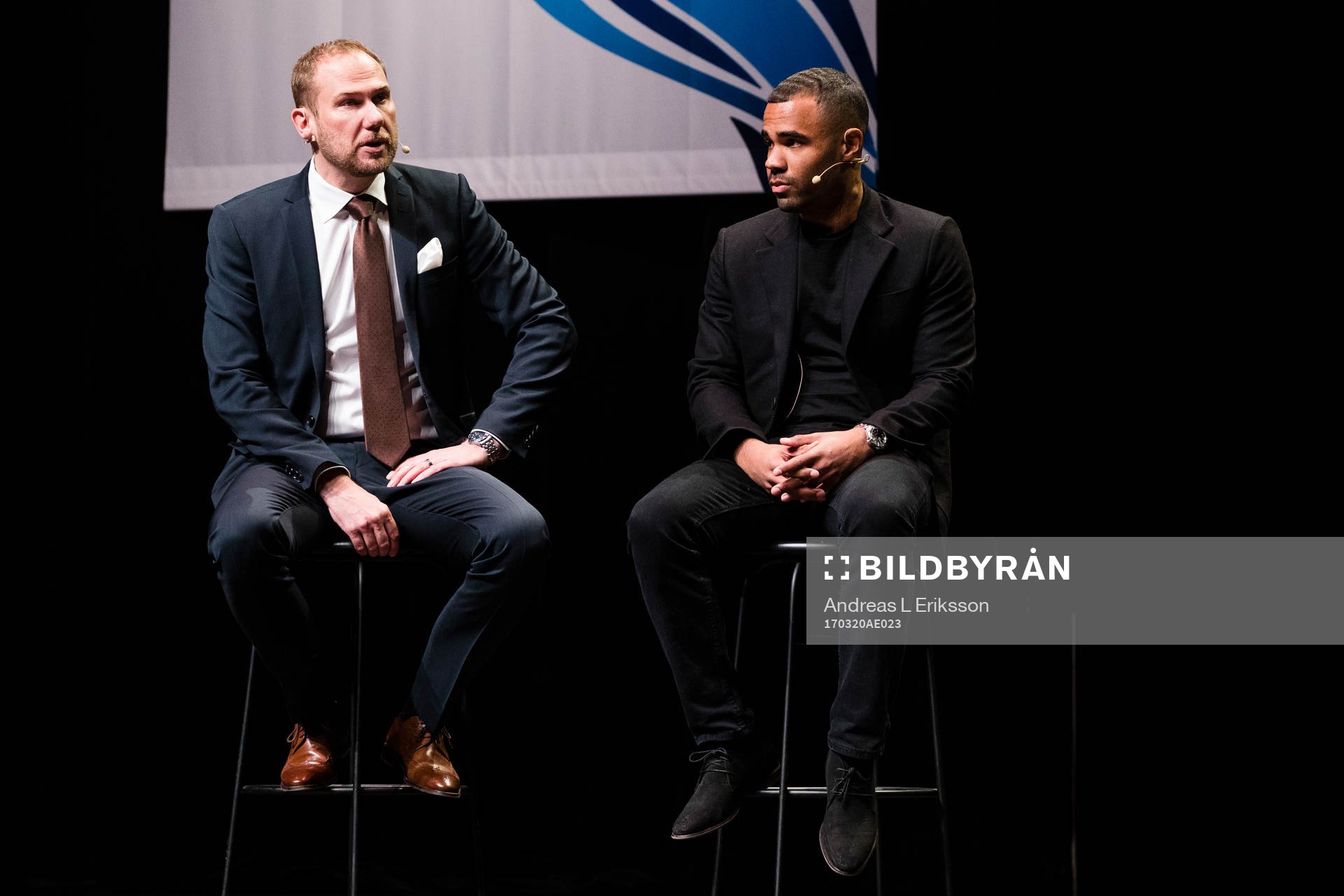 Elfsborgs tränare Magnus Haglund och Alex Dyer