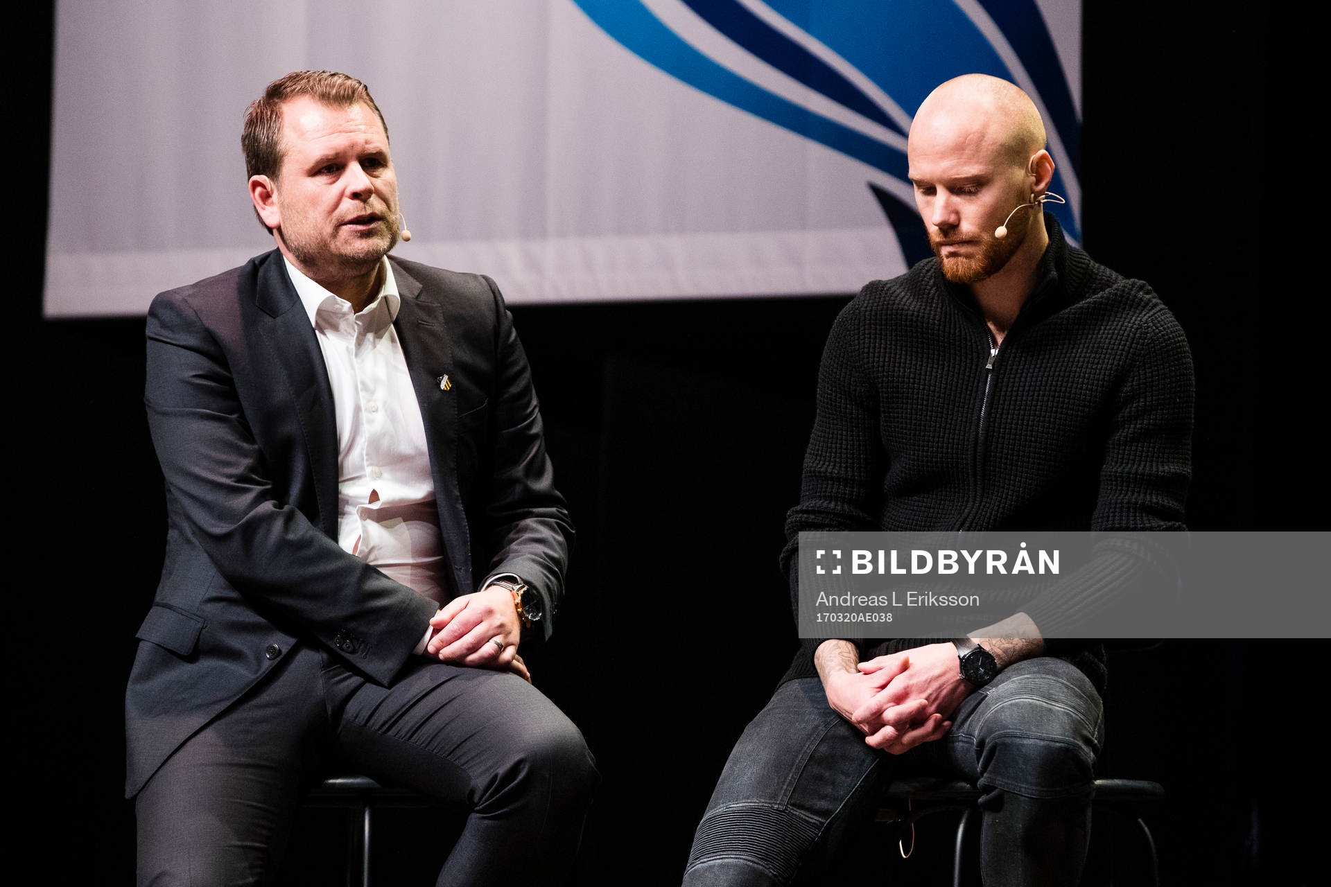 Häckens tränare Mikael Stahre och Alexander Farnerud