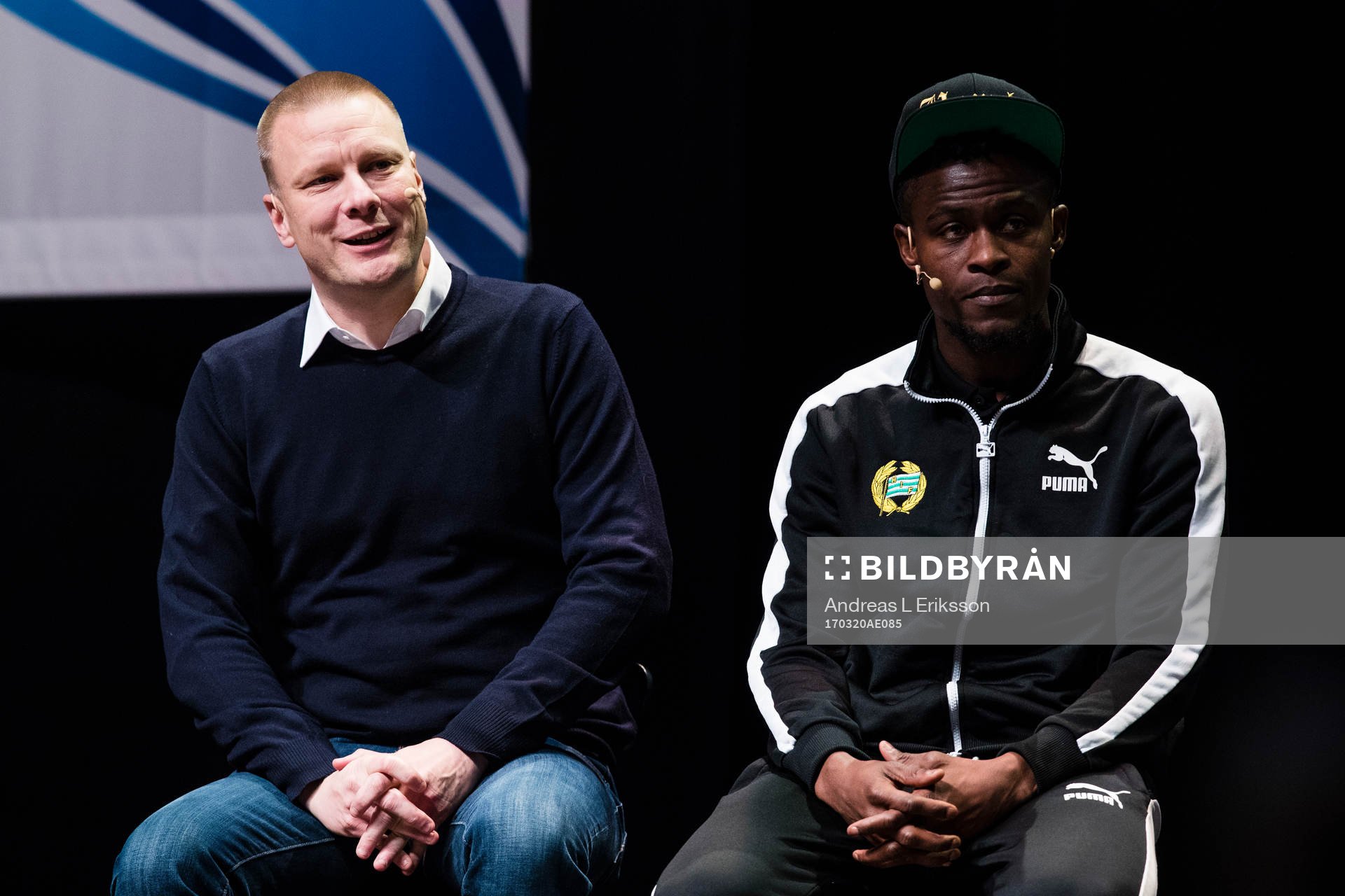 Hammarbys assisterande tränare Stefan Billborn och Gershon