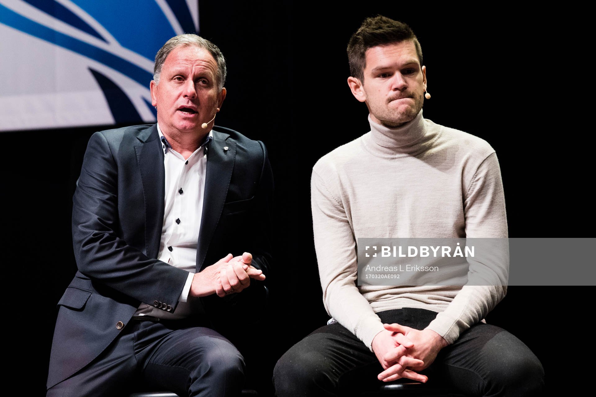 Halmstads tränare Jan Jönsson och Ivo Pekalski