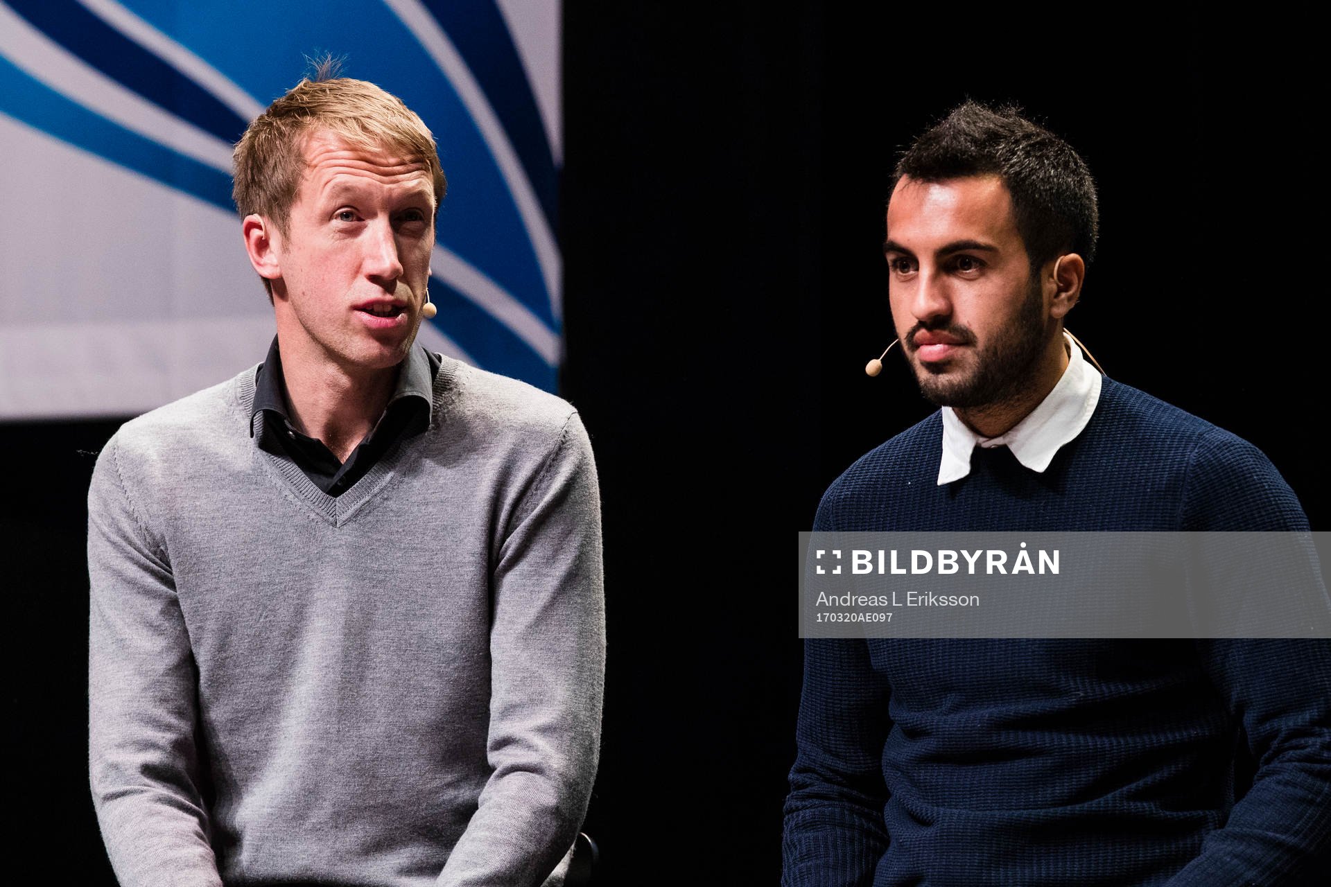 Östersunds tränare Graham Potter och Brwa Nouri