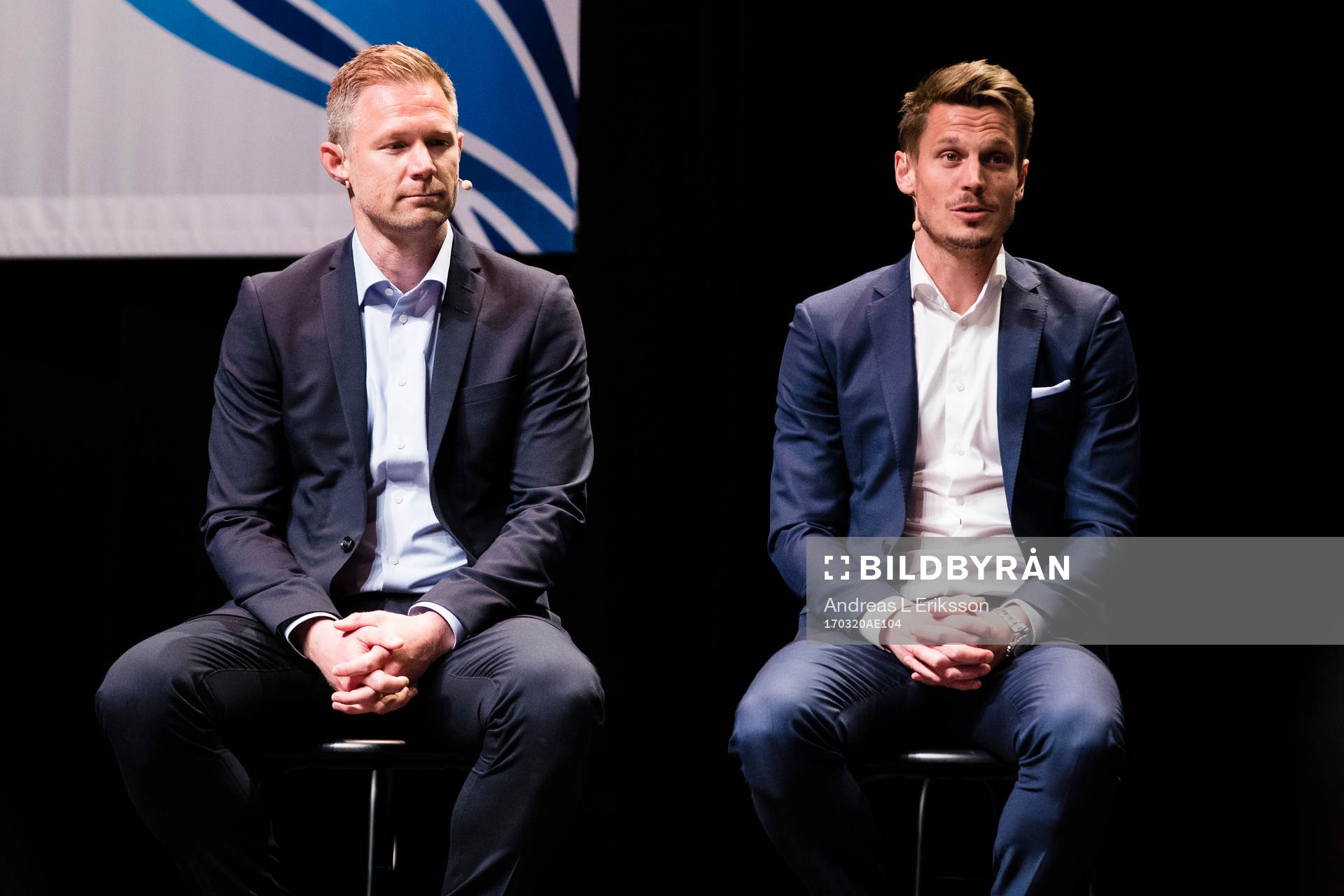 Malmö FFs tränare Magnus Pehrsson och Markus Rosenberg
