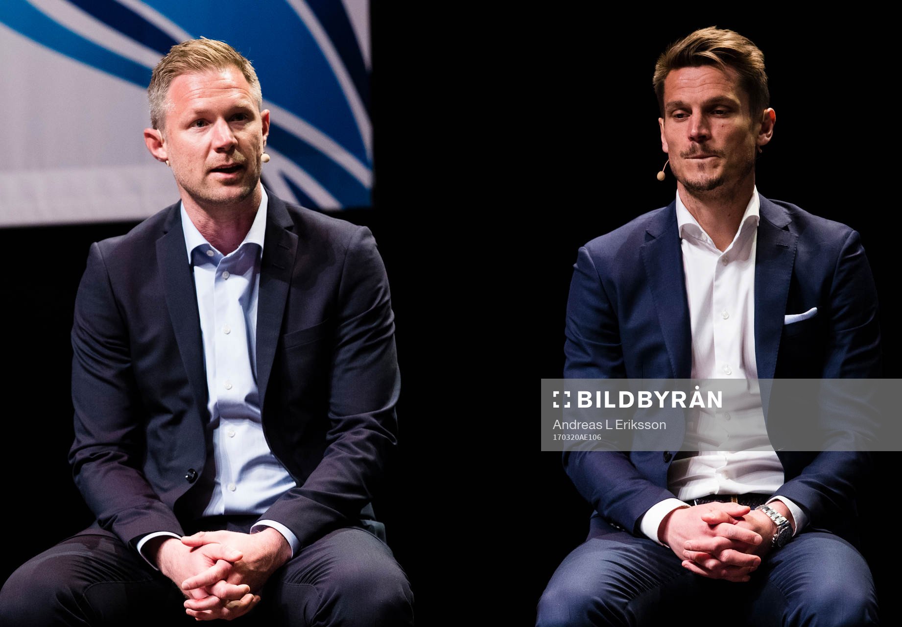 Malmö FFs tränare Magnus Pehrsson och Markus Rosenberg
