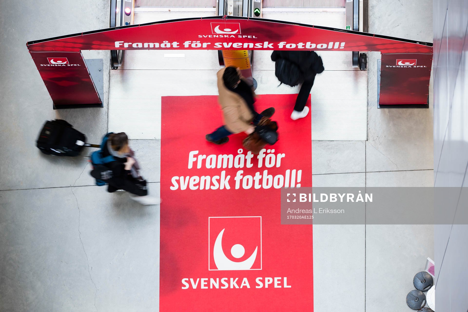 Generell bild över entrén