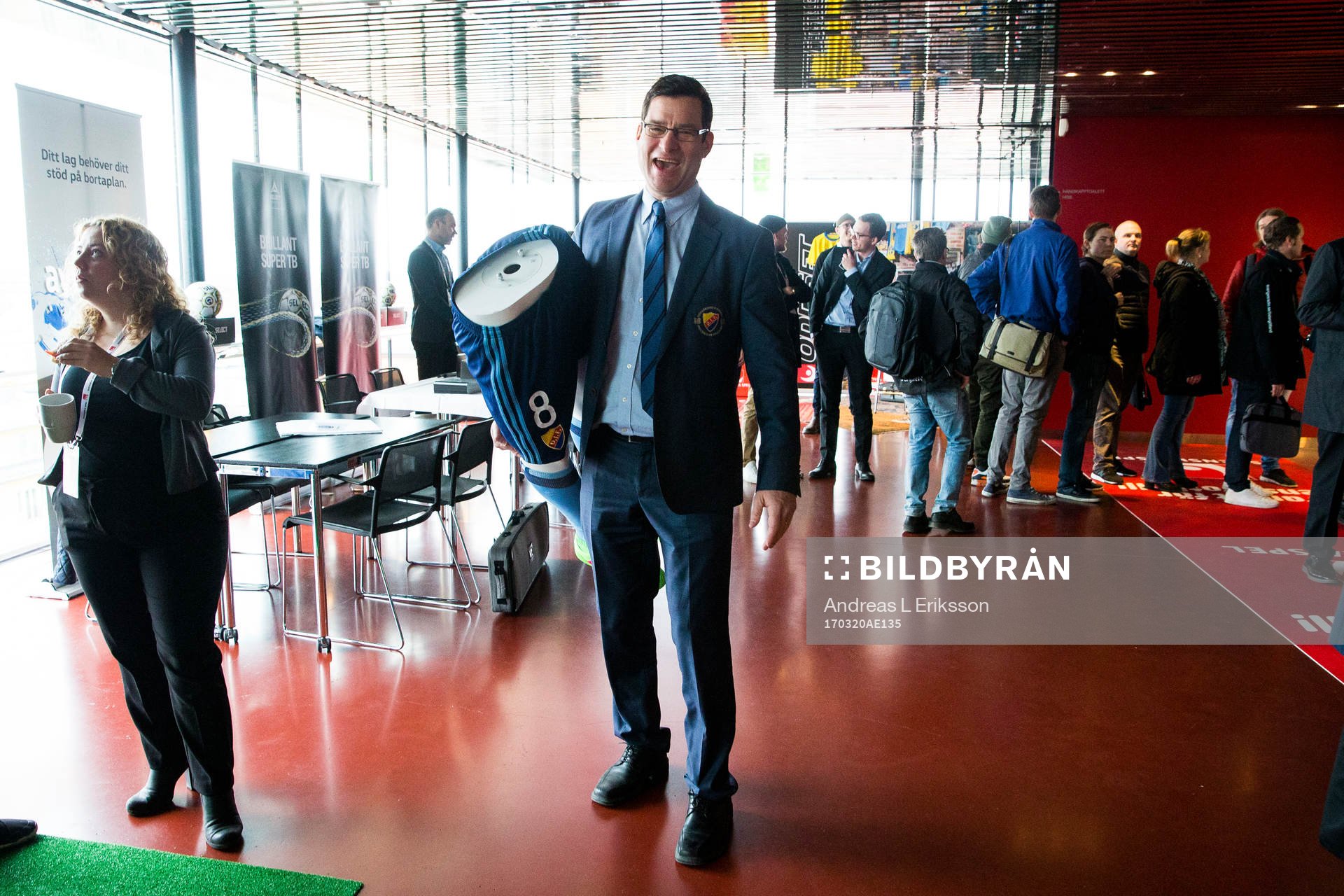 Jonas Riedel, presschef Djurgården