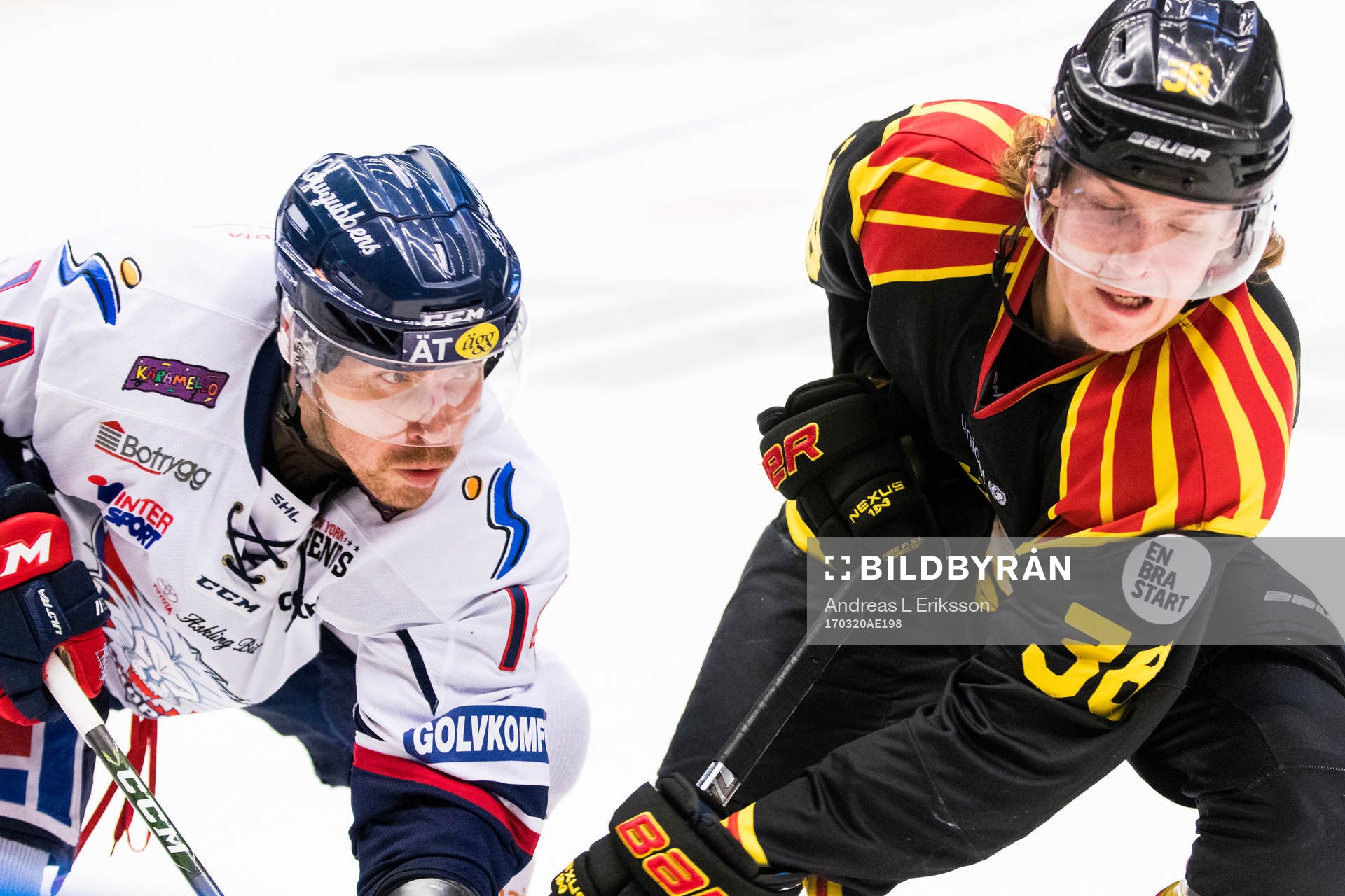 Linköpings Anssi Salmela och Brynäs Jesper Boqvist