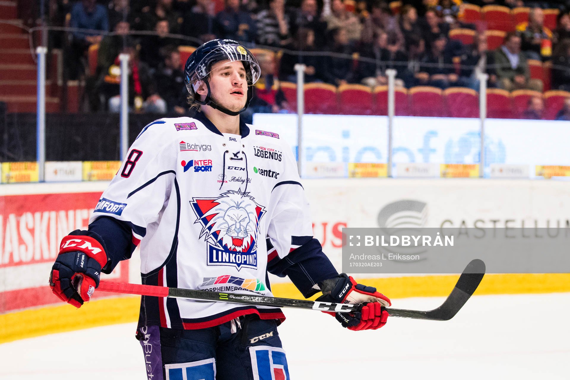 Linköpings Jacob Lilja deppar