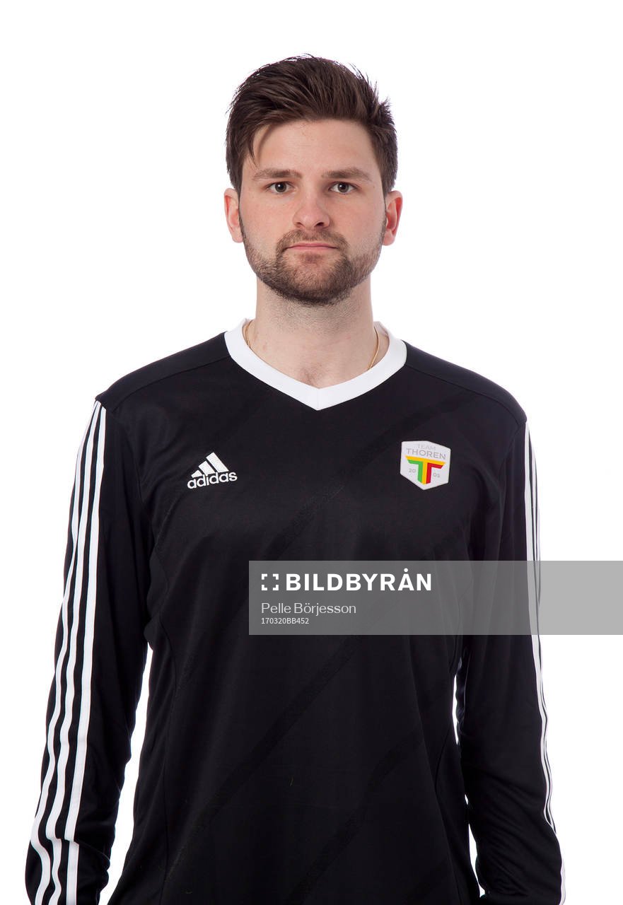 Team Thoréngruppens målvakt Jonathan Renman
