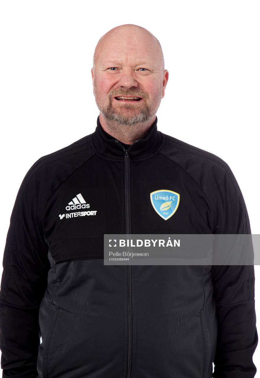 Umeås målvaktstränare Kim Eriksson poserar för ett porträtt den 20 mars 2017 i Umeå.