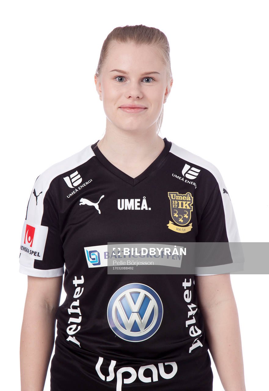 Umeås Amanda Berglund poserar för ett porträtt den 20 mars 2017 i Umeå.