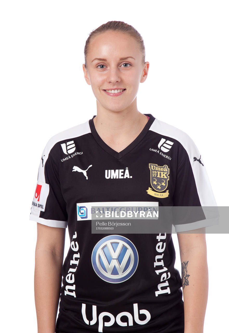 Umeås Linnea Åberg poserar för ett porträtt den 20 mars 2017 i Umeå.