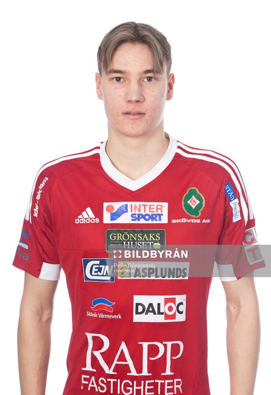 Skövdes Pontus Fredriksson poserar för ett porträtt den 20 mars 2017 i Skövde.