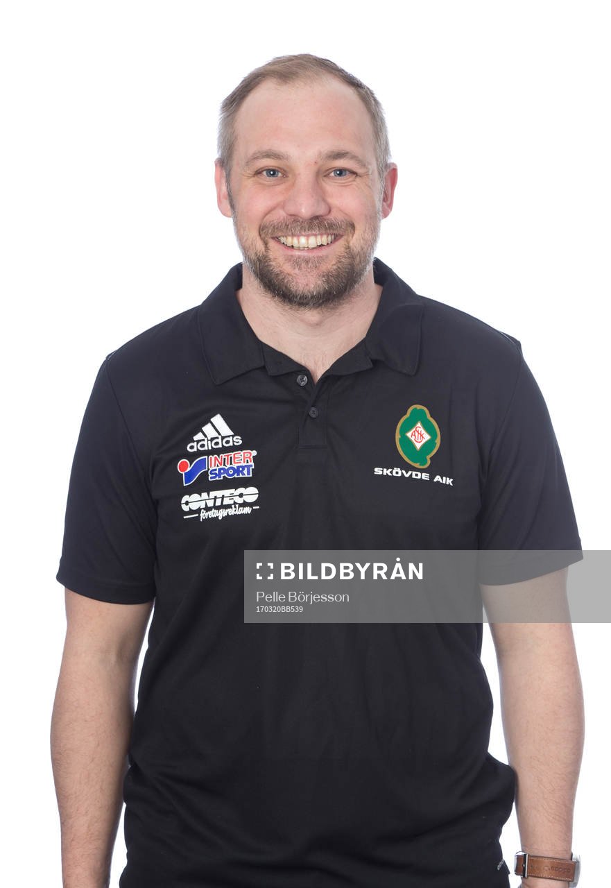 Skövdes sportchef Per Åstemo poserar för ett porträtt den 20 mars 2017 i Skövde.