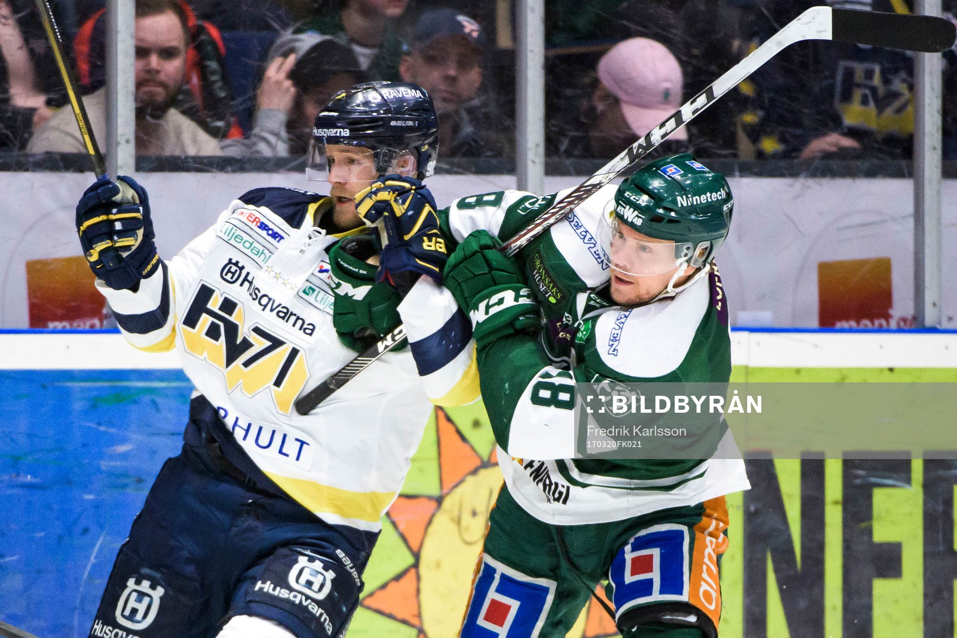 s Ted Brithén och Färjestads Andreas Jämtin