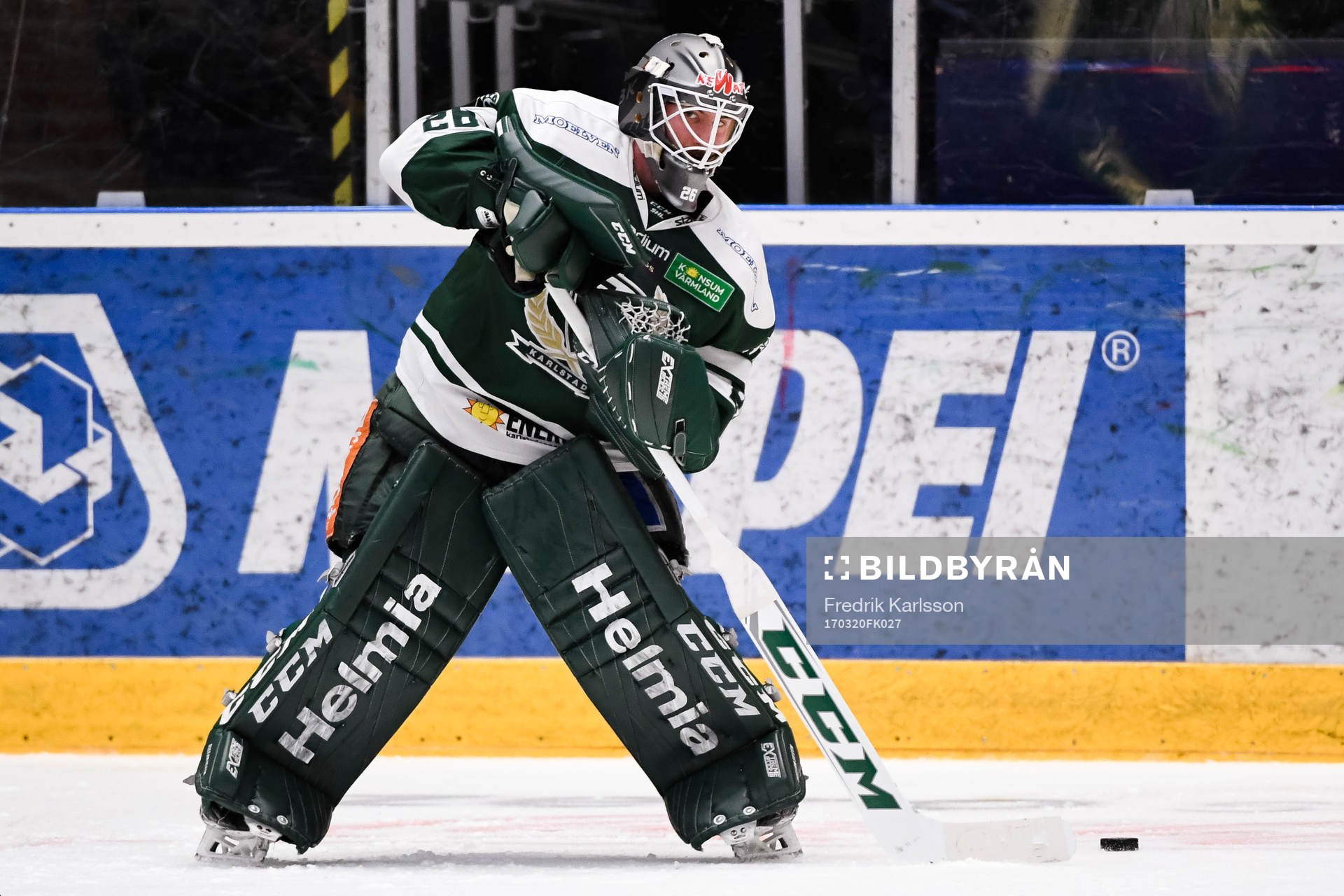 Färjestads målvakt Stefan Steen