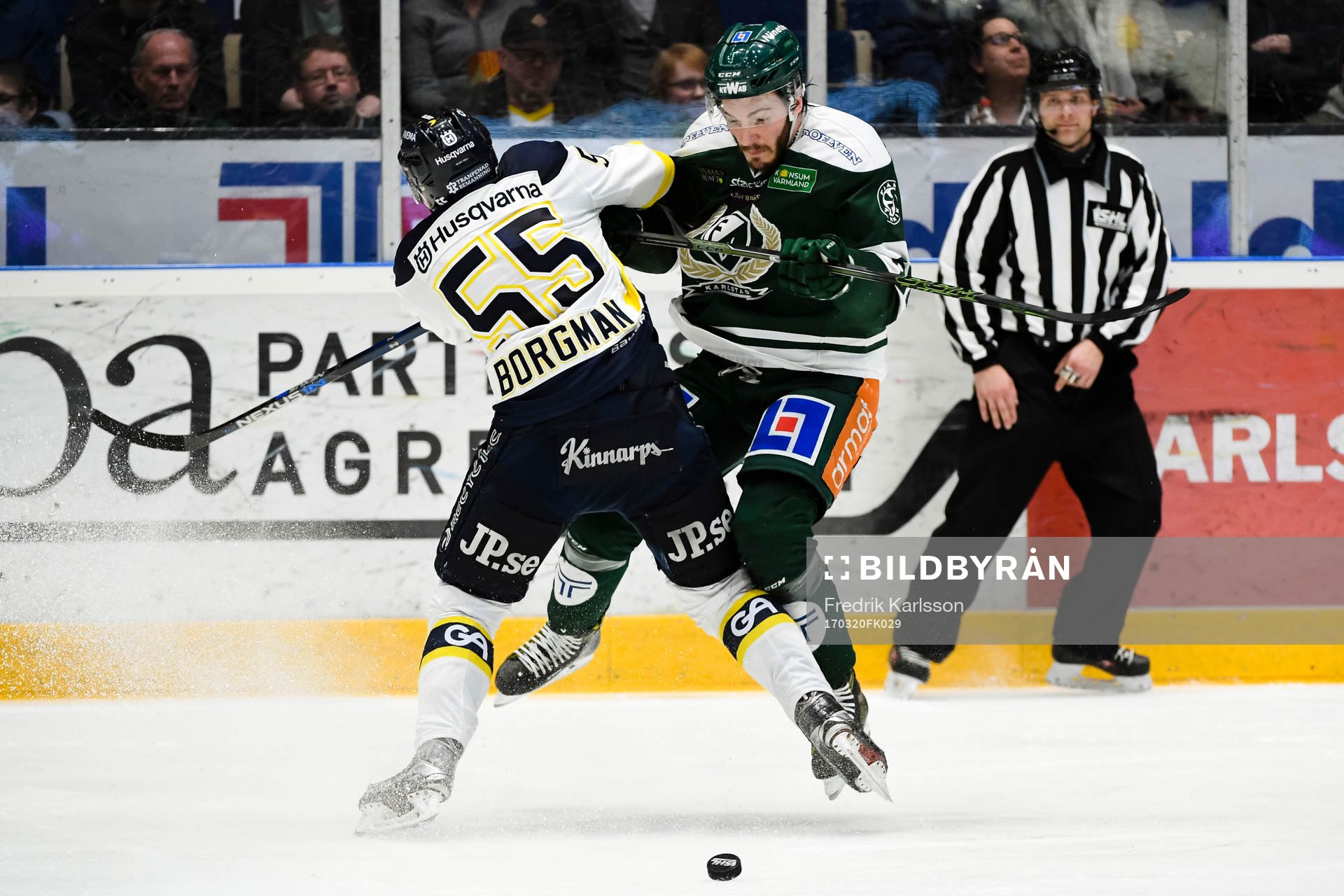 s Andreas Borgman och Färjestads John Persson