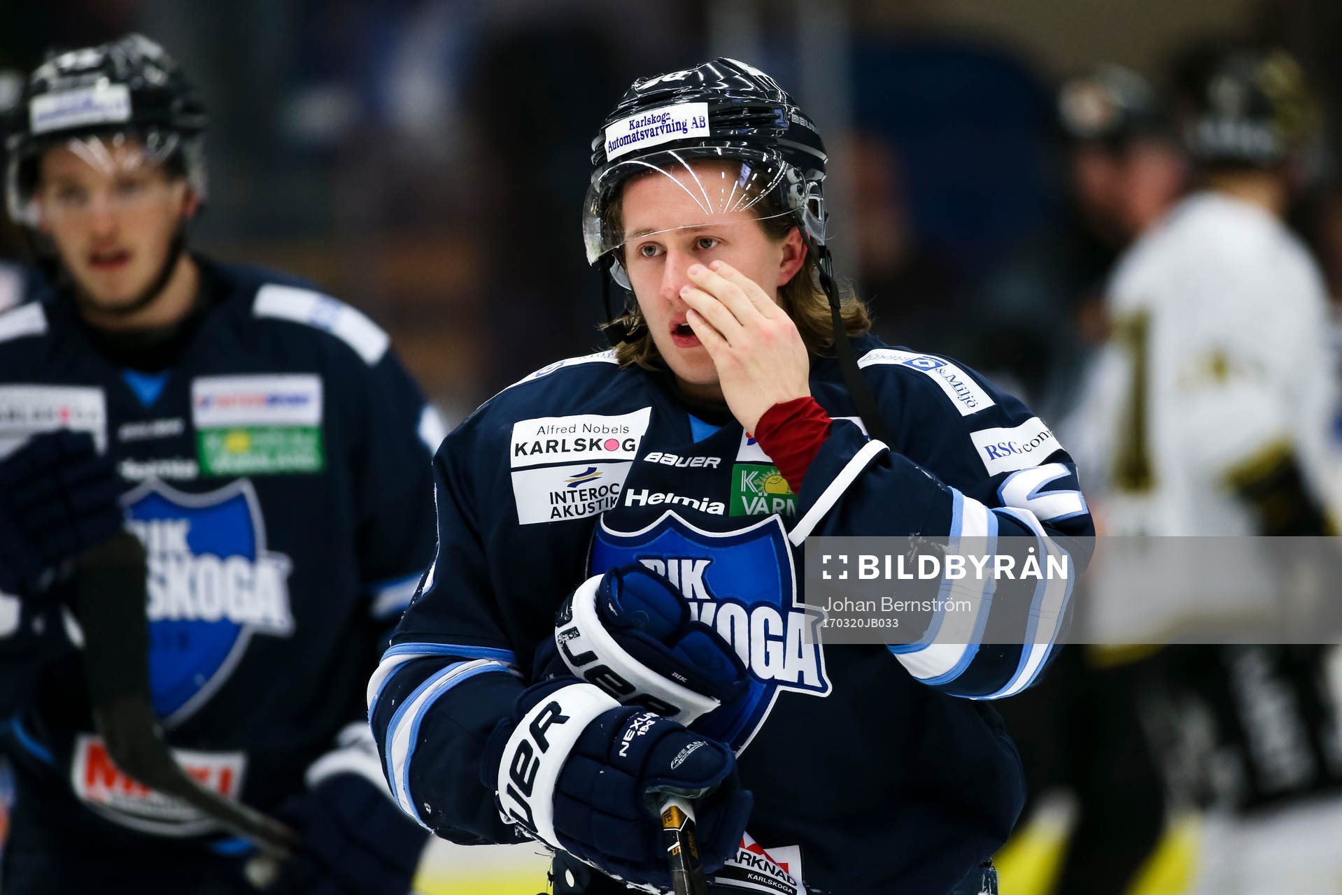 Karlskogas Juliuz Persson deppar
