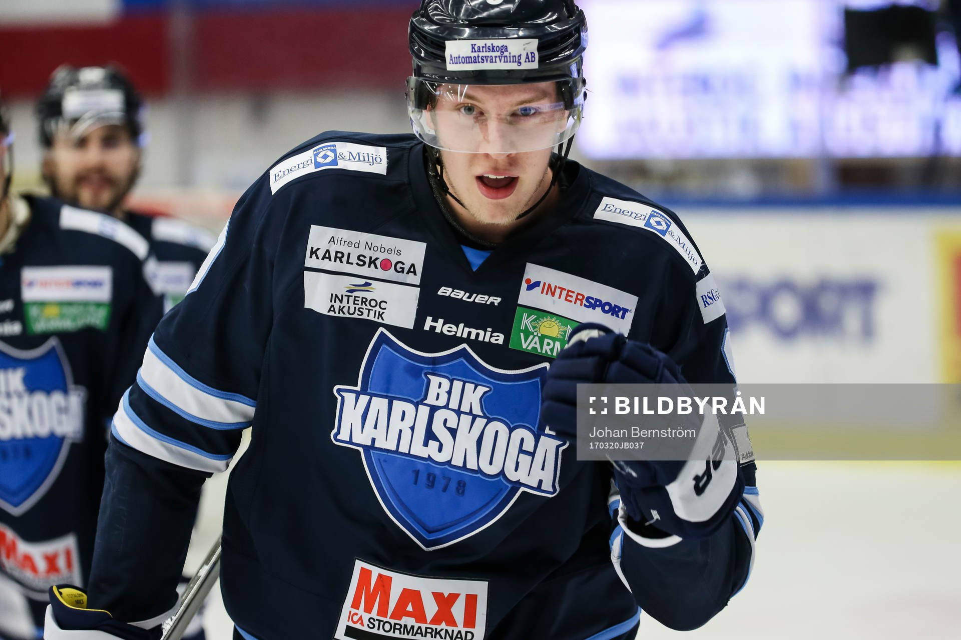 Karlskogas Victor Ejdsell jublar