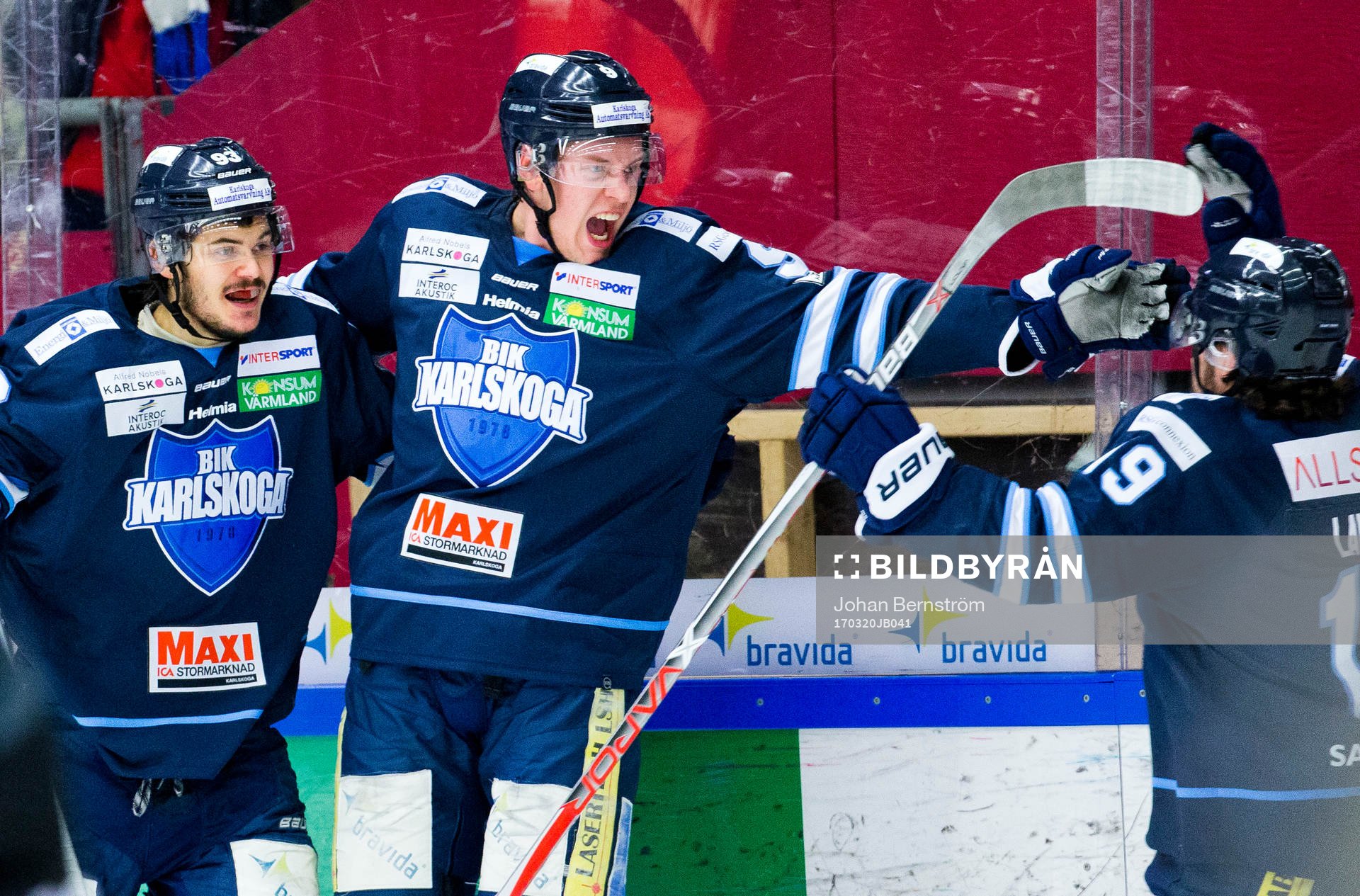 Karlskogas Victor Ejdsell jublar