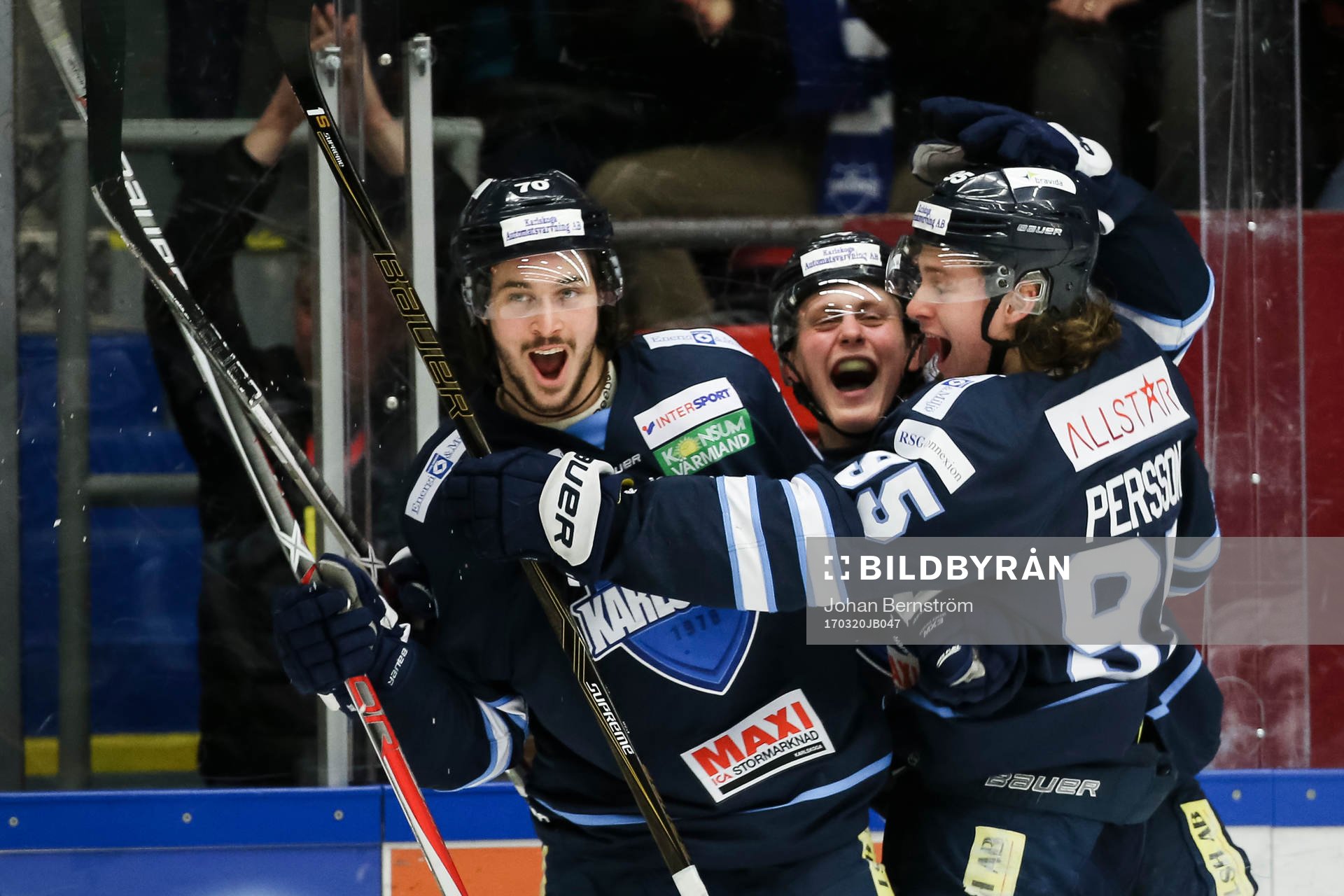 Karlskogas Simon Mattsson jublar