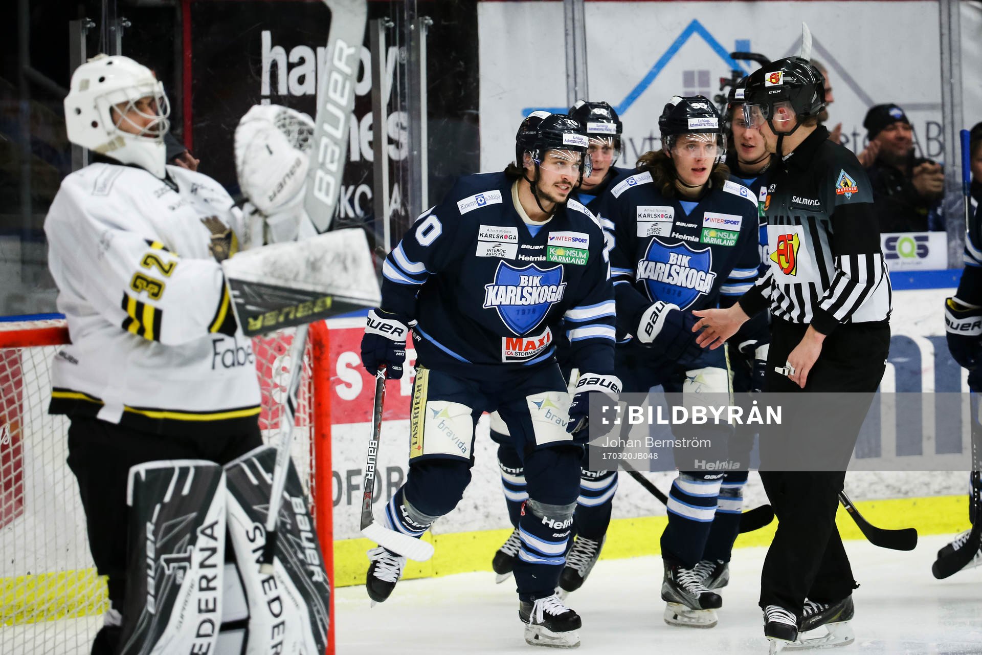 Karlskogas Simon Mattsson jublar
