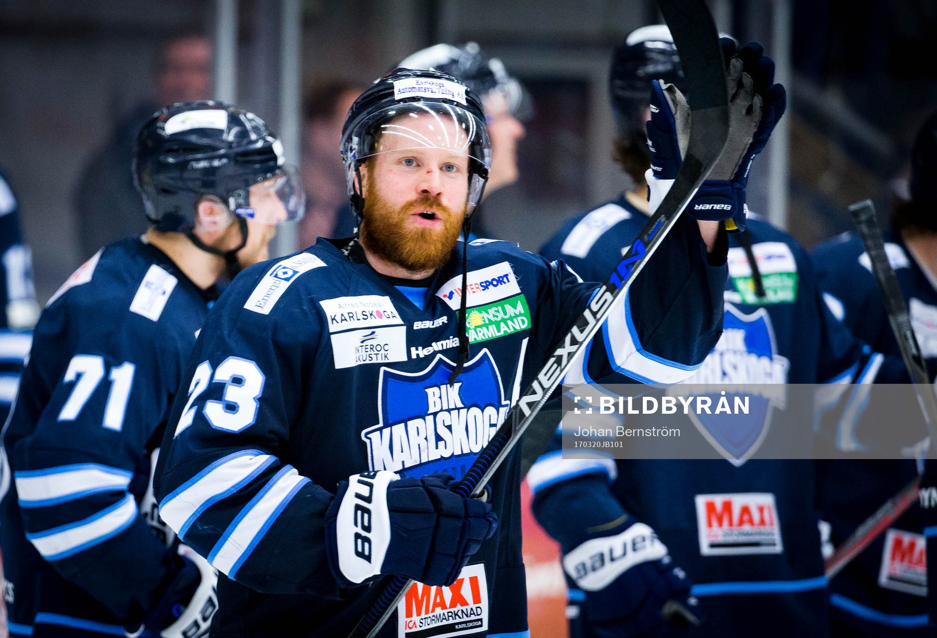 Karlskogas Fredrik Höggren jublar