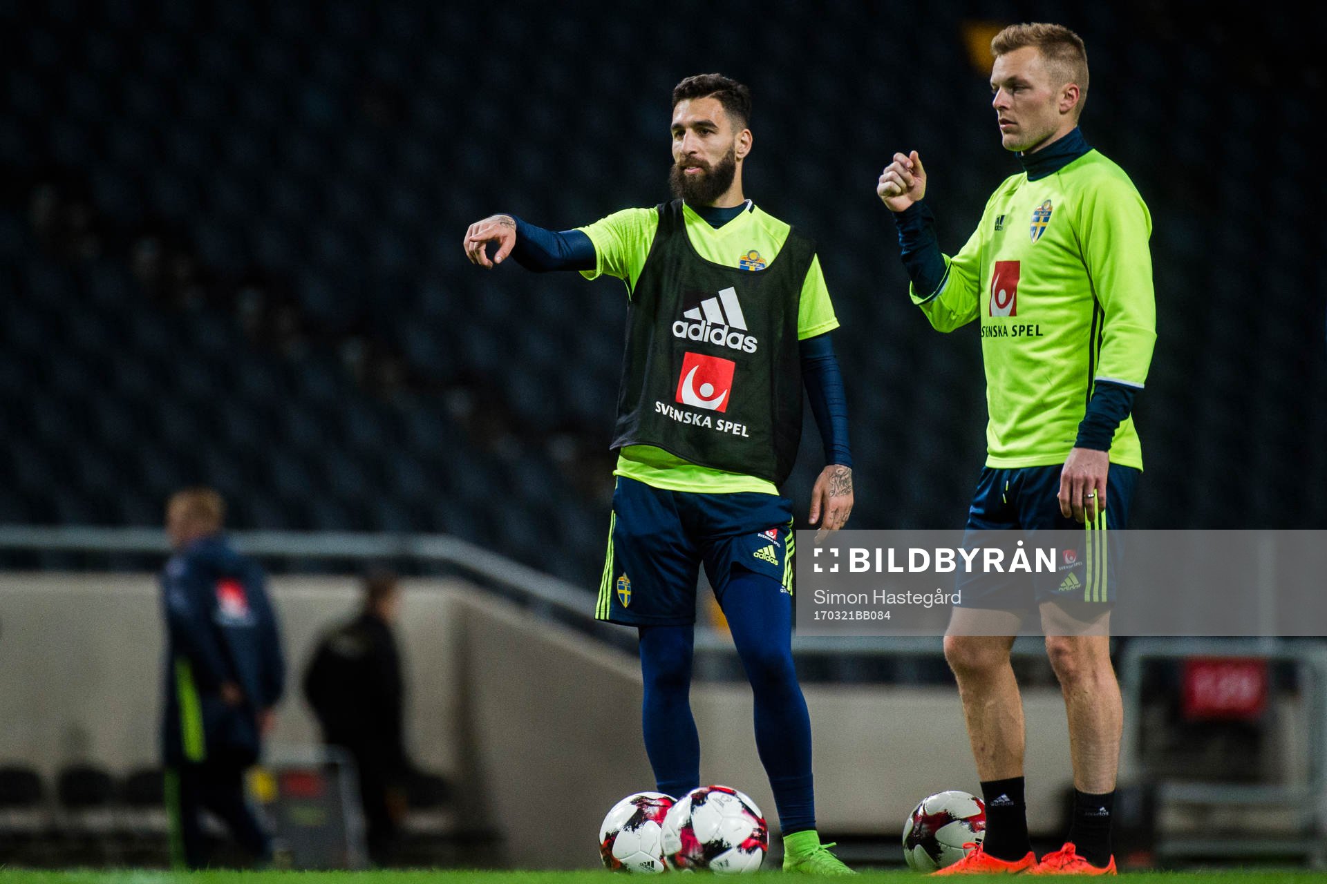 Jimmy Durmaz och Sebastian Larsson